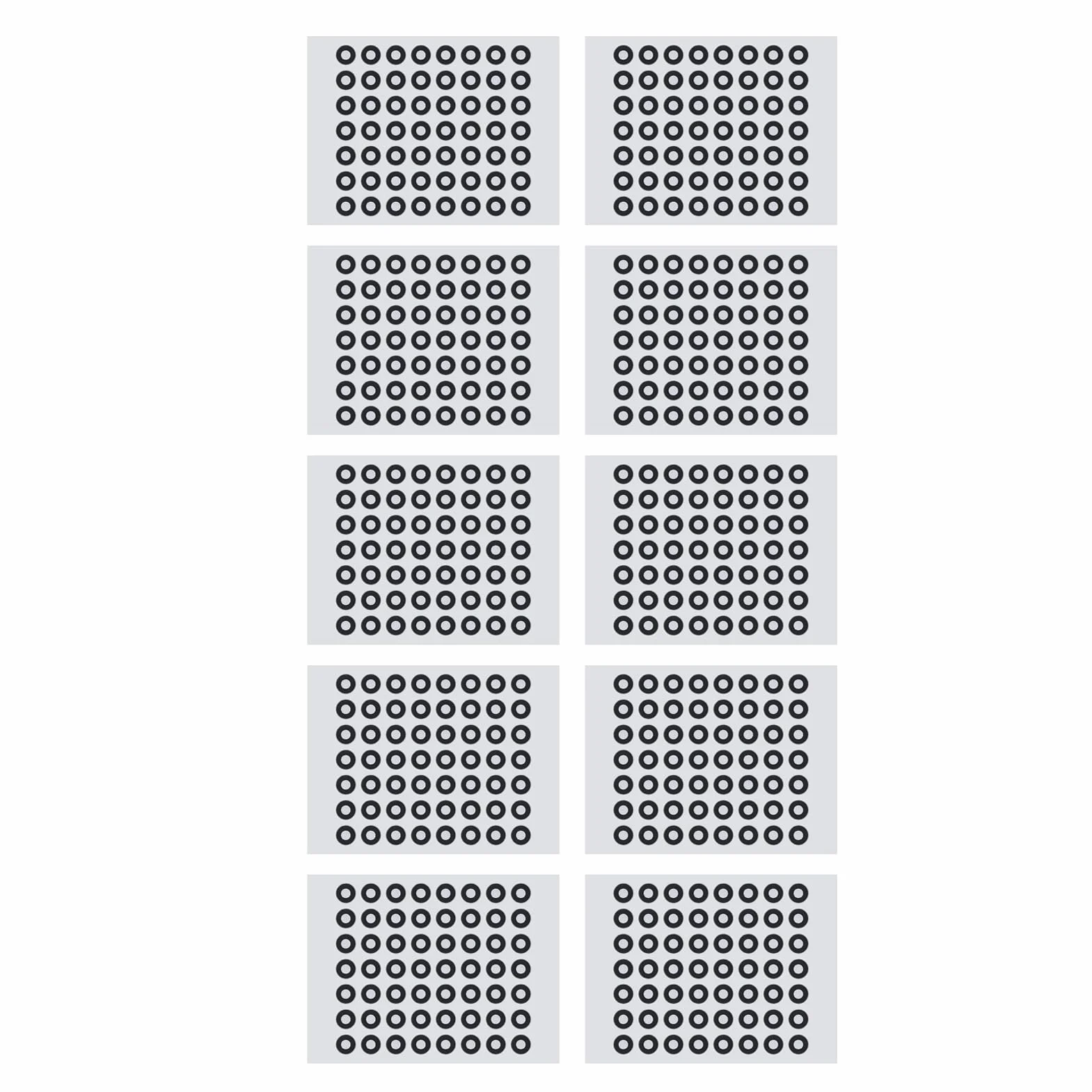 Znaczniki Punktów Odniesienia 3D do Skanowania 3D, Marker 3 Mm, 10 Arkuszy, 560 Punktów