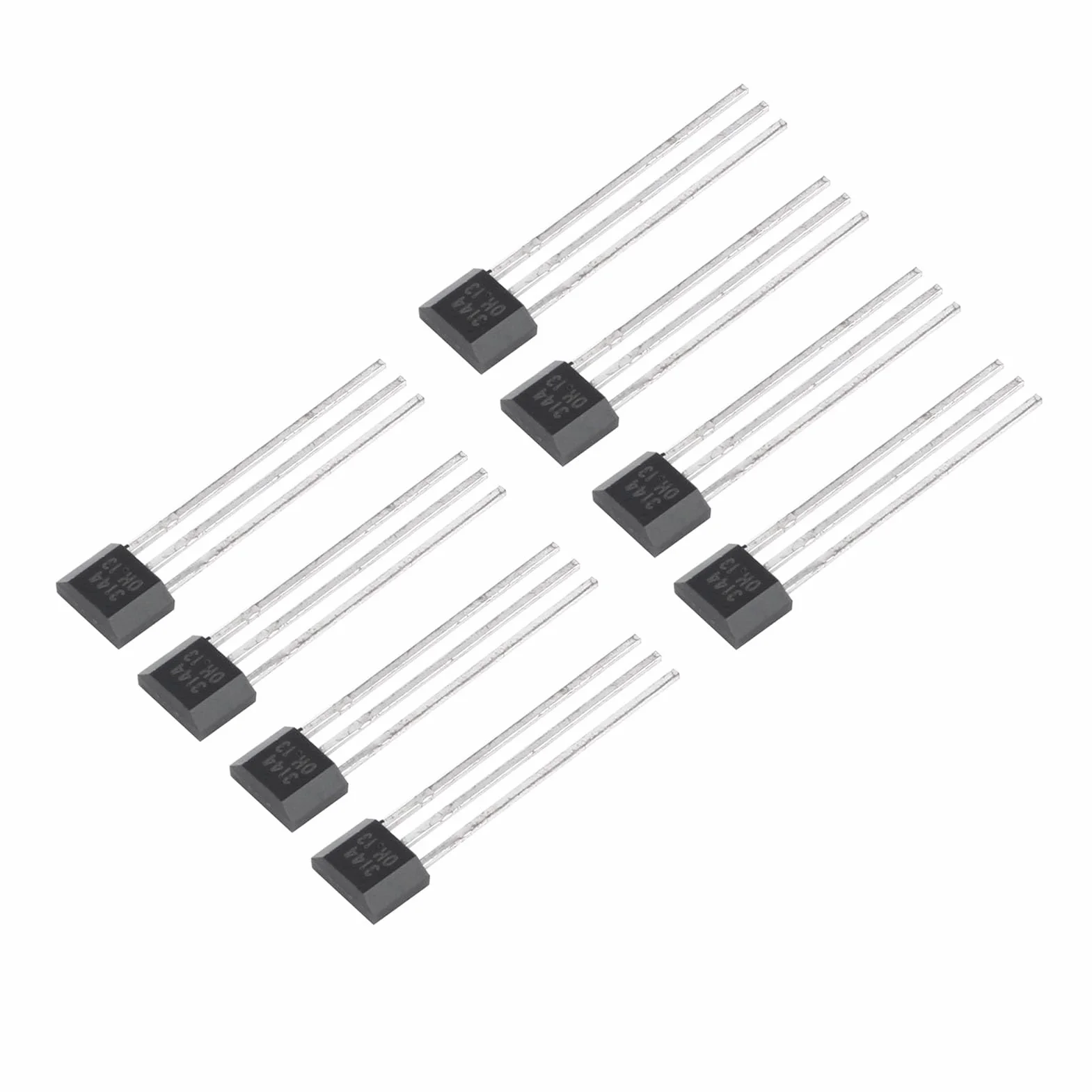 Czujnik Halla Magnetyczny 3144E A3144 10 sztuk 9.0×6.0×1.0 3Pin SIP