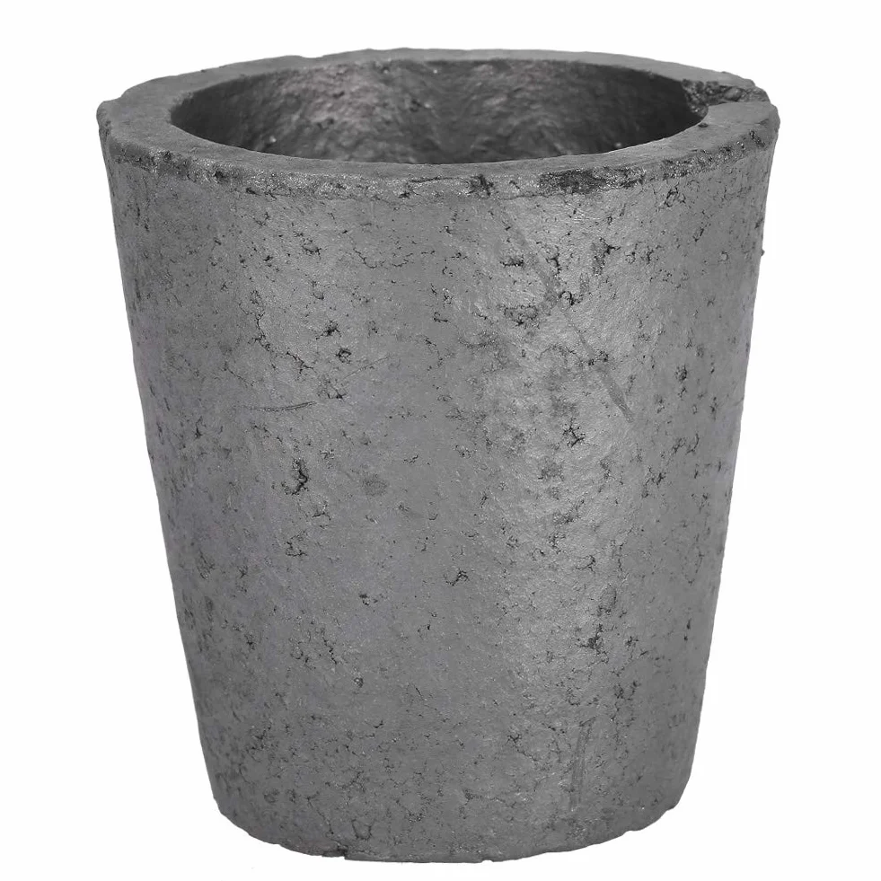 Gęben grafitowy, 4 kg, grafitowy, w kształcie filiżanki, grafitowy, węglik silikonowy, do produkcji metalu
