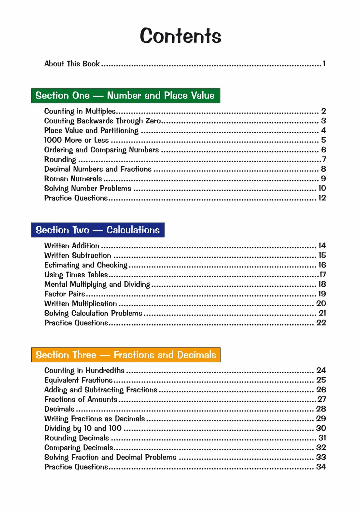 KS2 Maths Year 4 Targeted Study Book