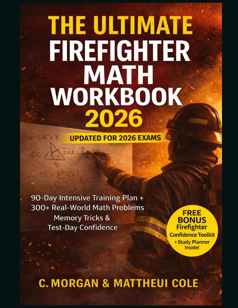 THE ULTIMATE FIREFIGHTER MATH WORKBOOK 2025: 300+ Real World Math Problems & Test Prep
