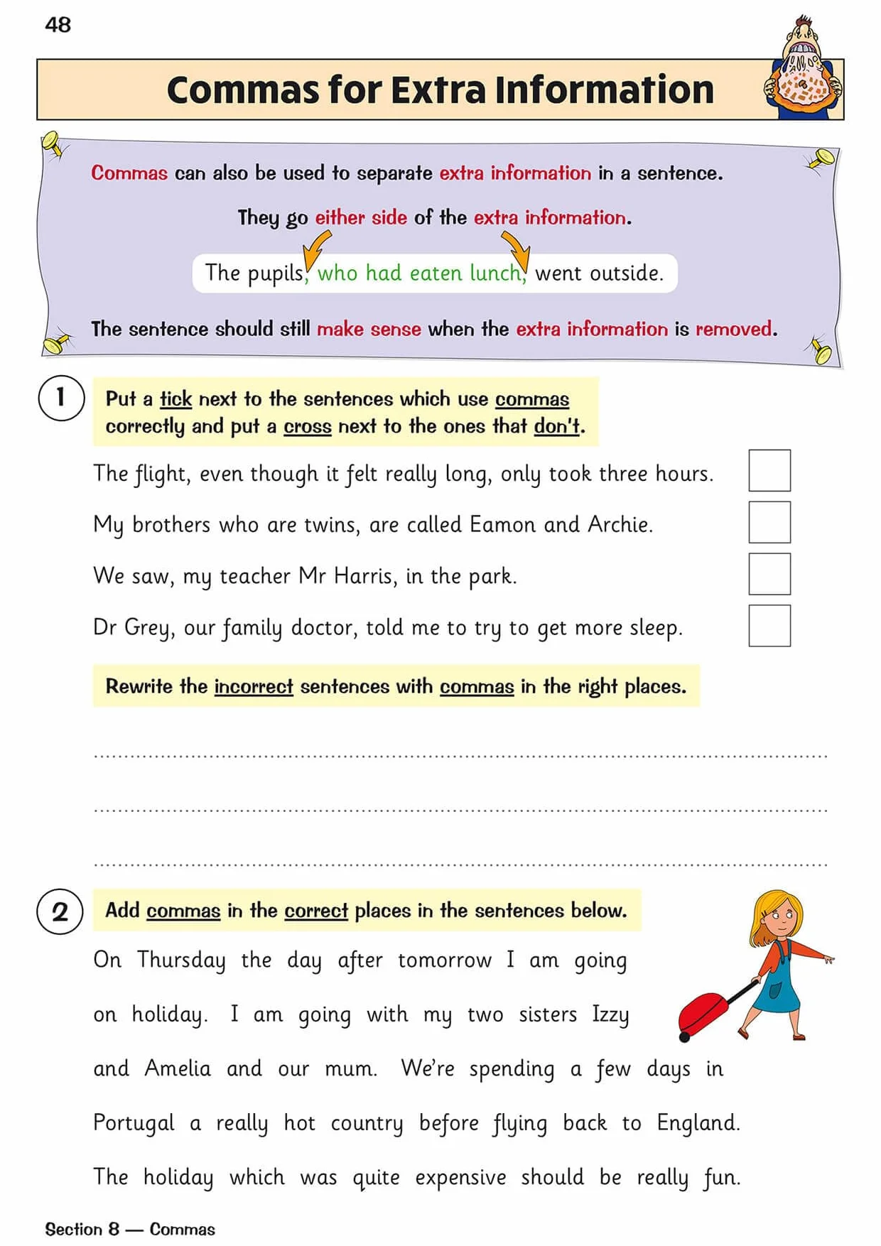 KS2 English Year 5 Grammar Punctuation Spelling Targeted Question Book with Answers