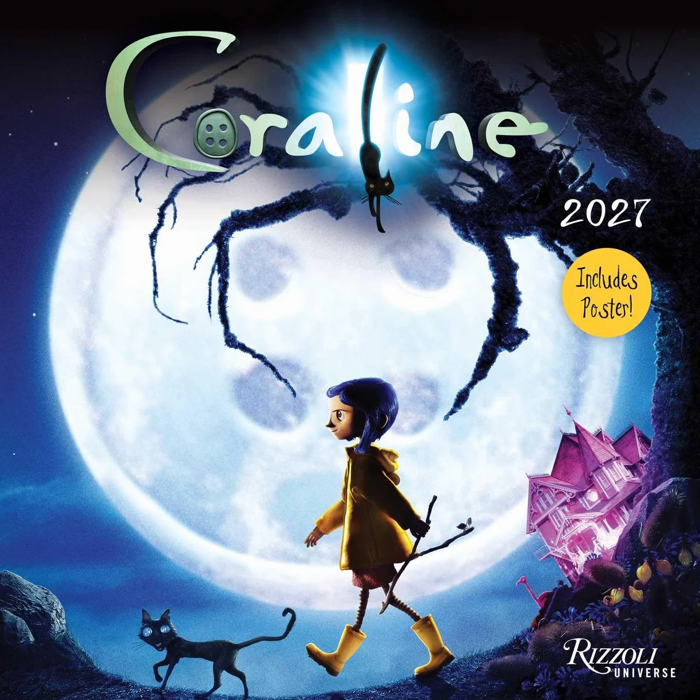 Coraline 2027 Wall Calendar (Includes Full-Color Poster)
