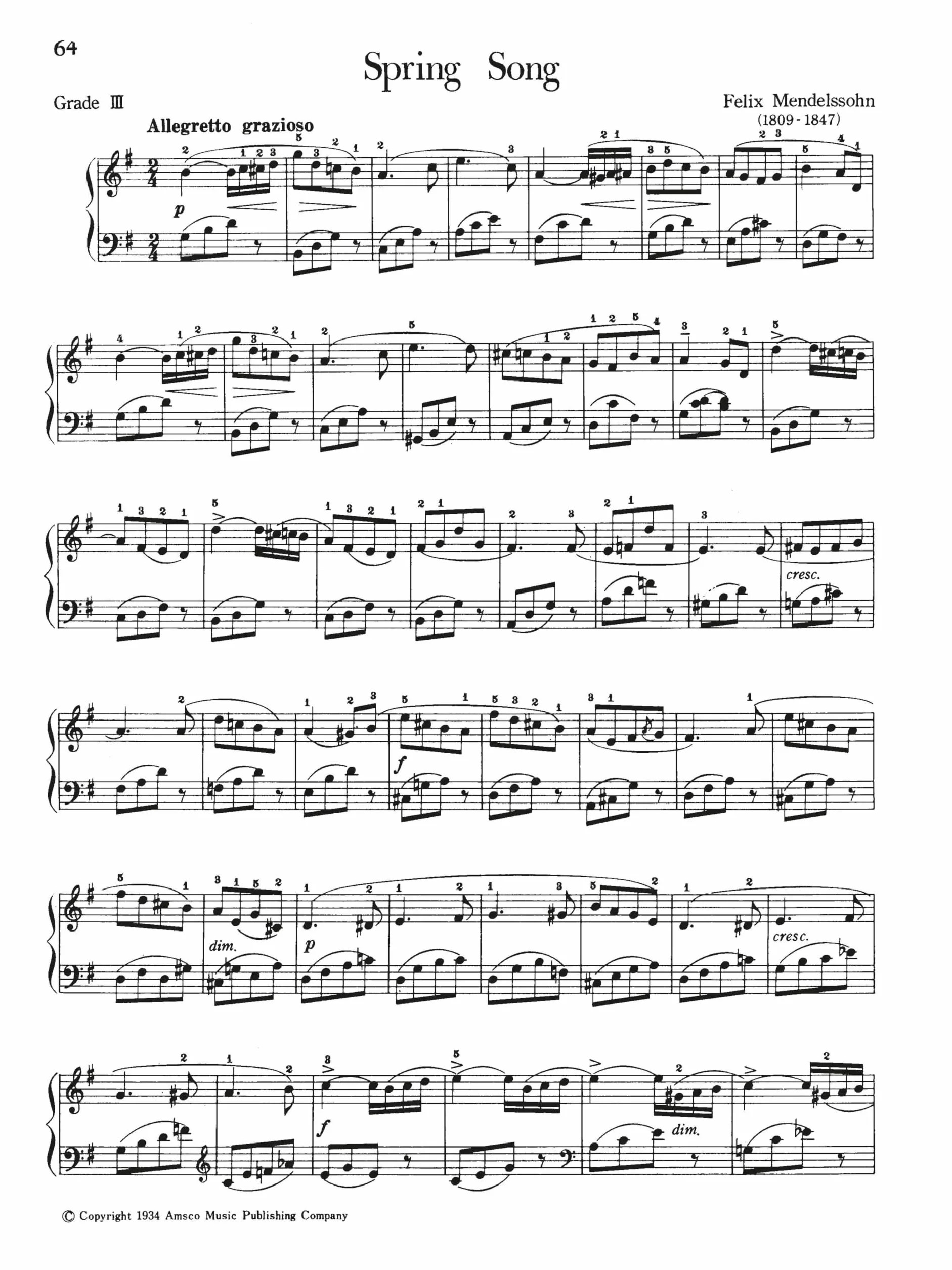 Maxwell Eckstein Piano Pieces for Children EFS 3 Recueil Everybody's Favorite Series No. 3