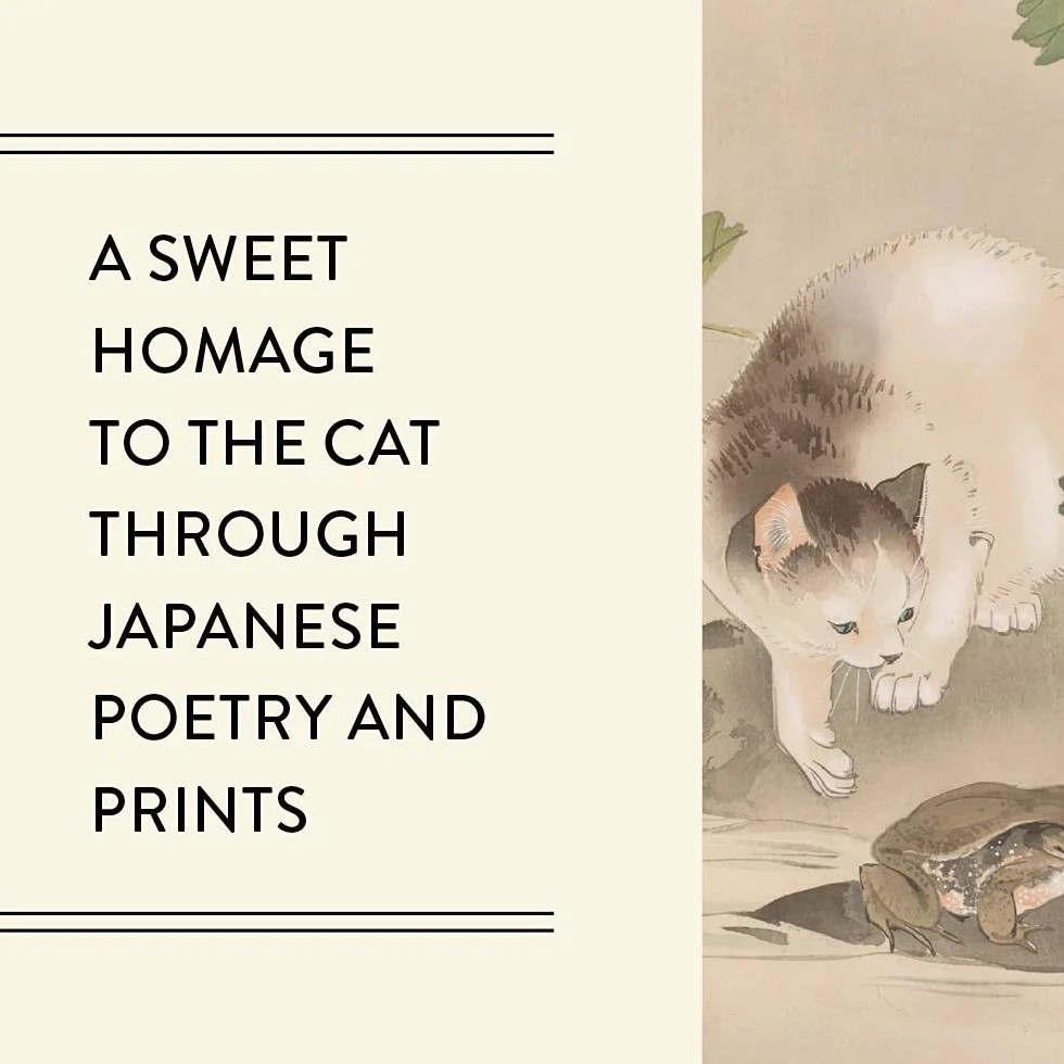 Cats in Spring Rain: Japanese Art & Haiku Feline Charm