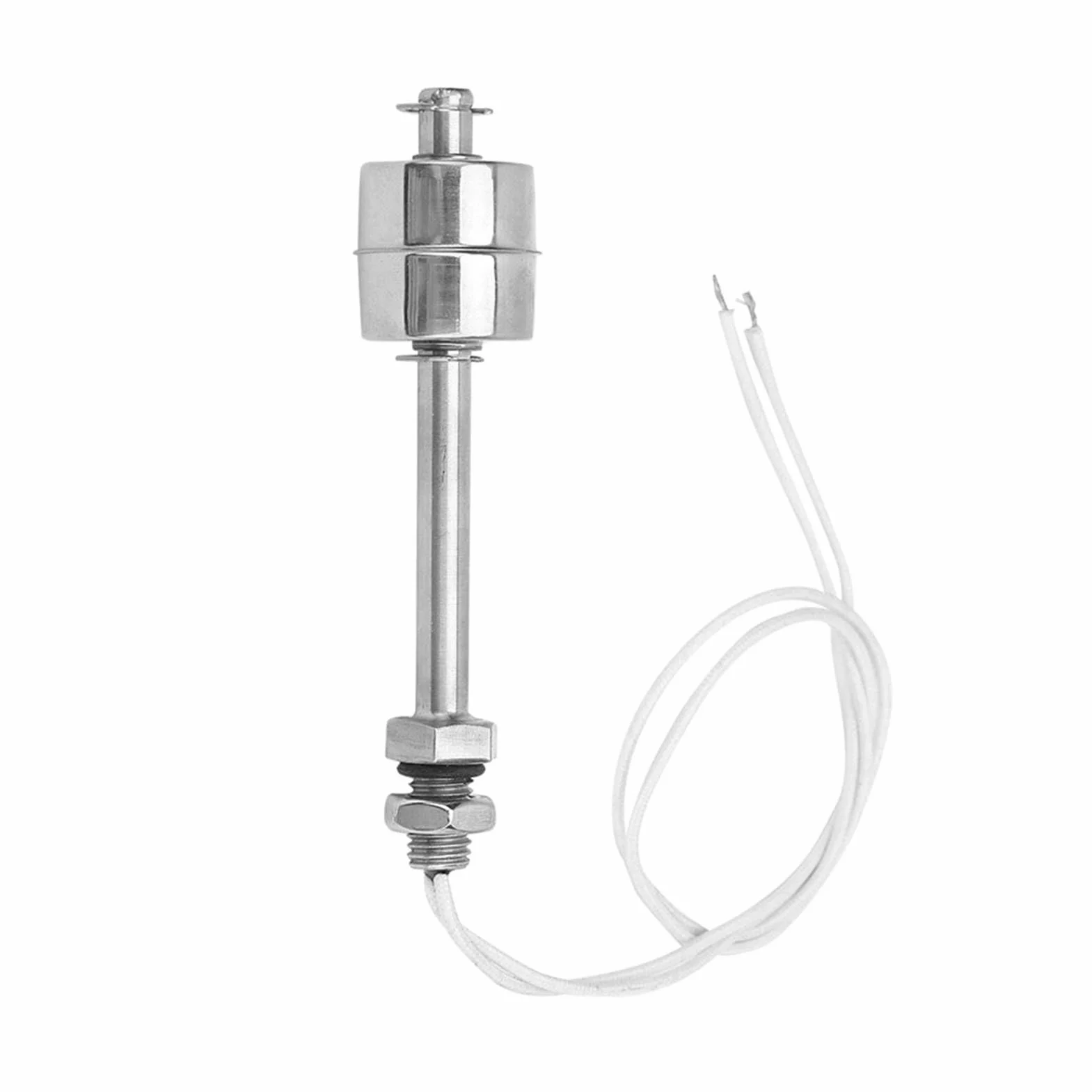 Czujnik poziomu cieczy M10x1,5 ze stali nierdzewnej przełącznik pływakowy 0-220 V NC długość 100 mm