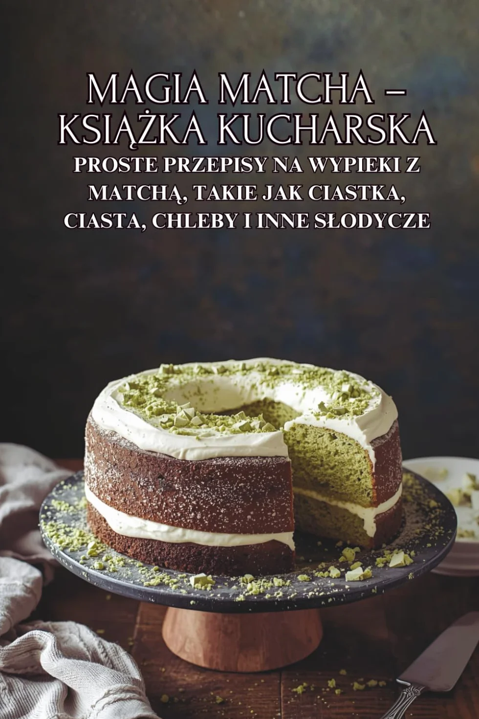 Magia Matcha – książka kucharska: Proste przepisy na wypieki z matchą, takie jak ciastka, ciasta, chleby i inne słodycze