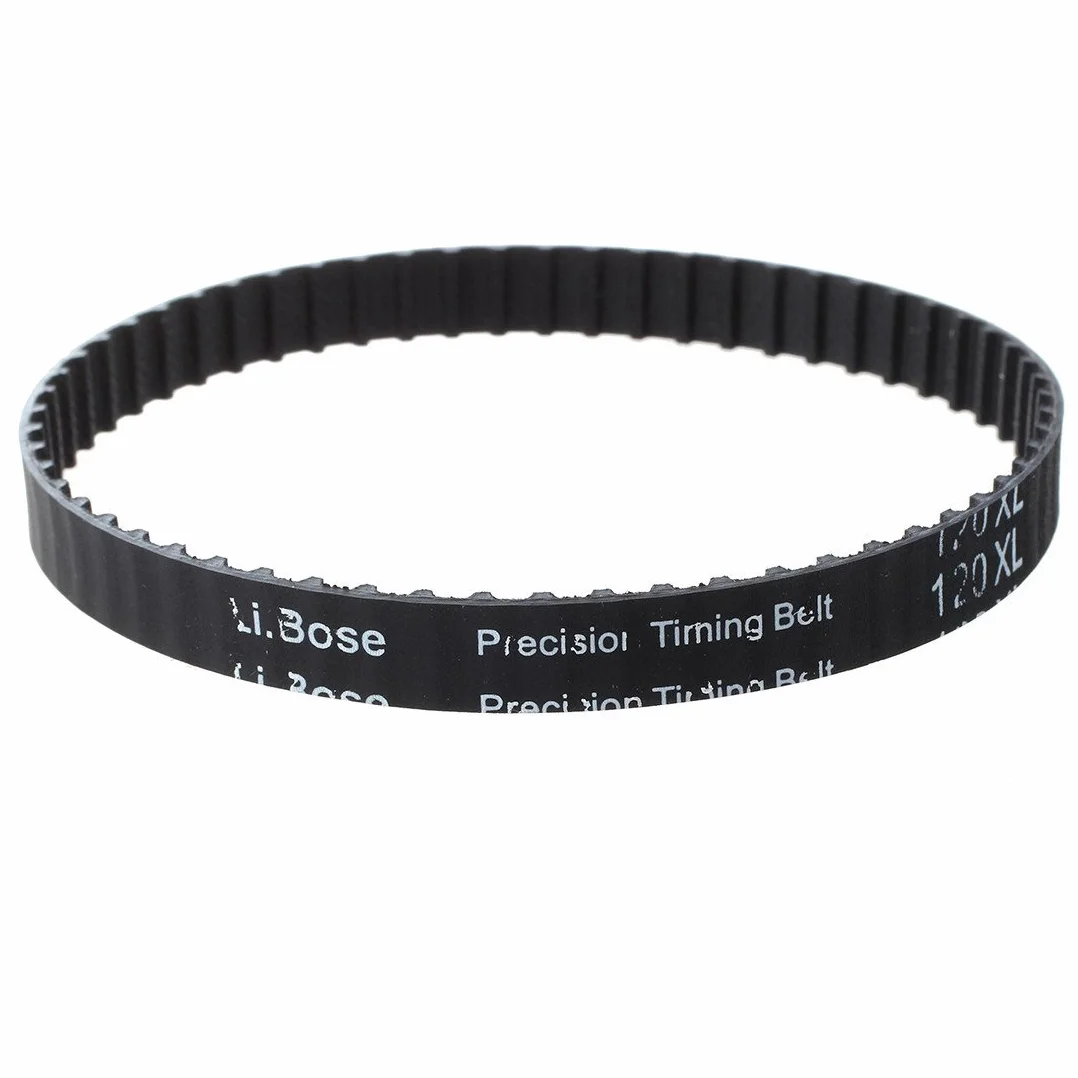 Fivetwofive 10mm krok 5,08 mm 60 zębów 60T Cog pasek zębaty czarny 120XL