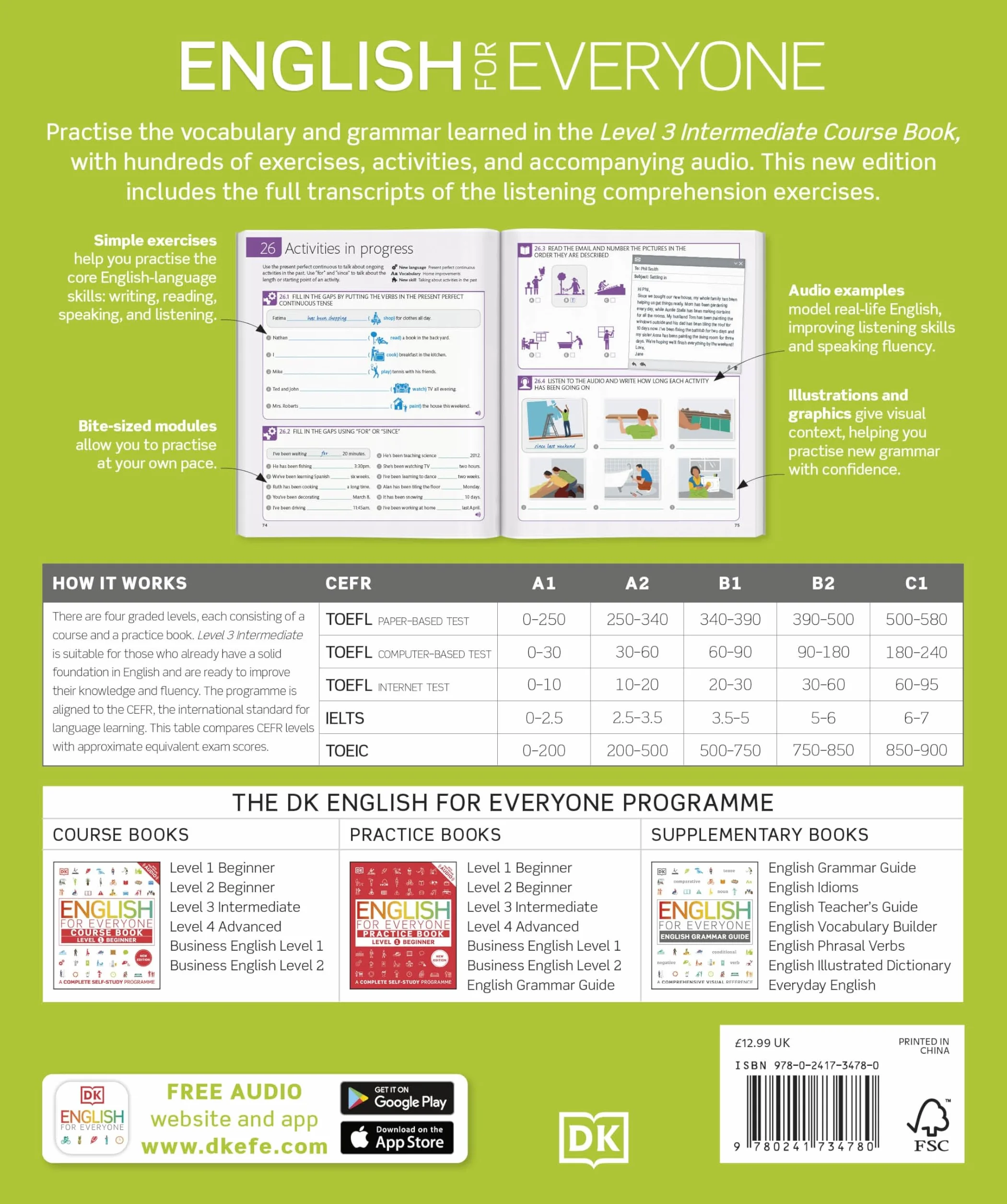 English for Everyone Practice Book Level 3 Intermediate: Self-Study Programme
