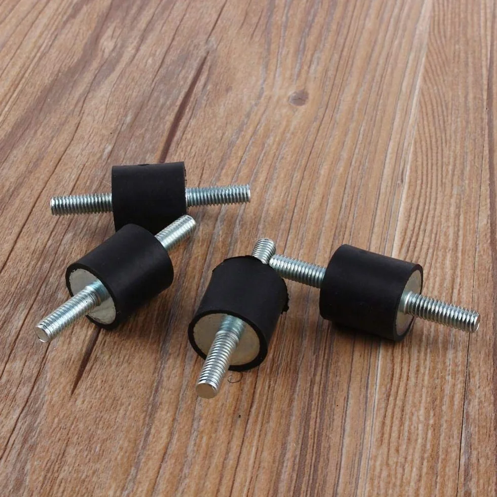 Gumowe uchwyty izolatora wibracji M6 20 x 20, pompa sprężarki powietrza antywibracyjna gumowy amortyzator amortyzujący