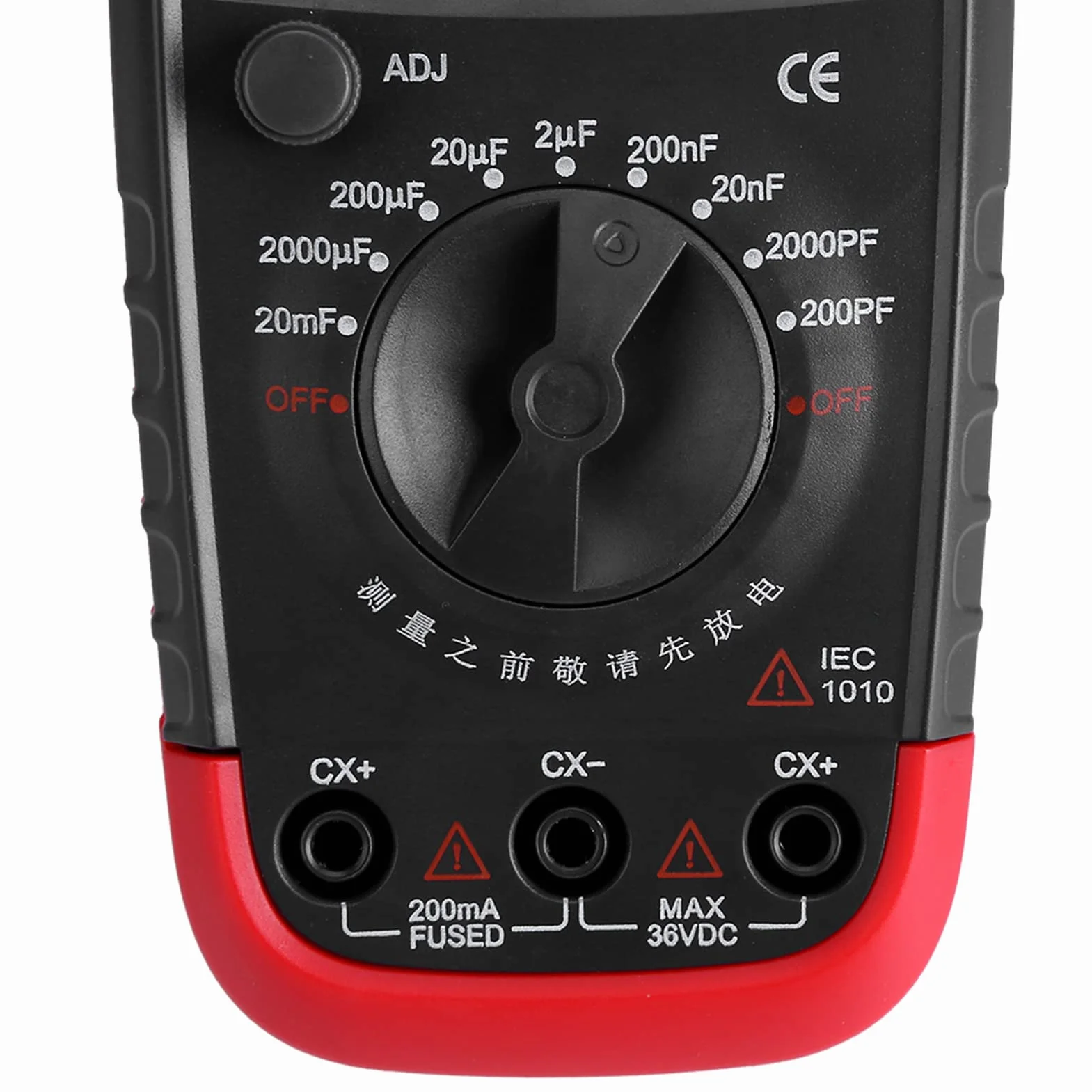 Tester Kondensatora Uyigao Metercapacitance Miernik Cyfrowy Miernik Pojemności 6013L LCD Narzędzie do Testowania Wyświetlania