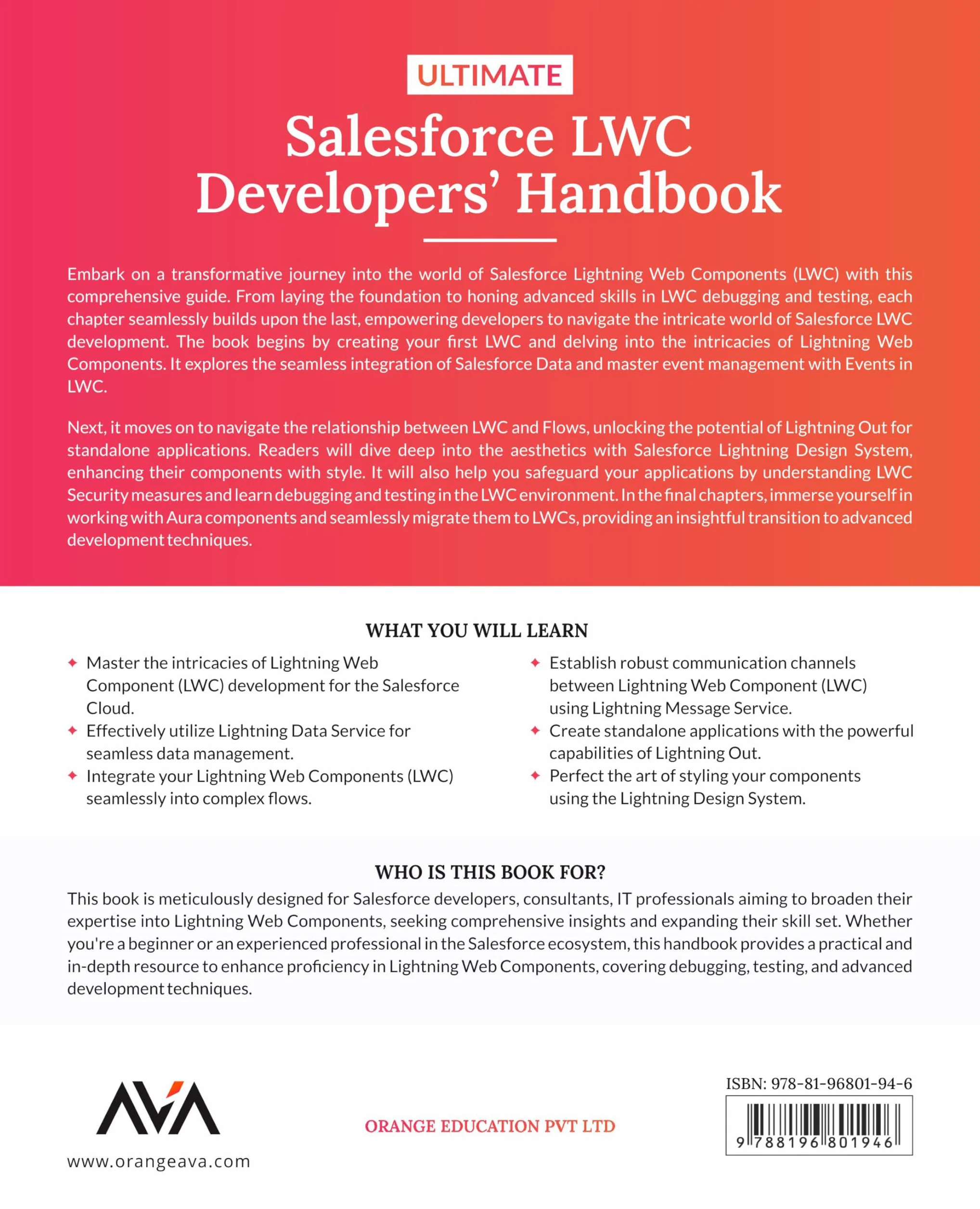 Salesforce LWC Developers’ Handbook: Build Dynamic Experiences, Custom User Interfaces, Interact with Salesforce Data using Lightning Web Components (English Edition)