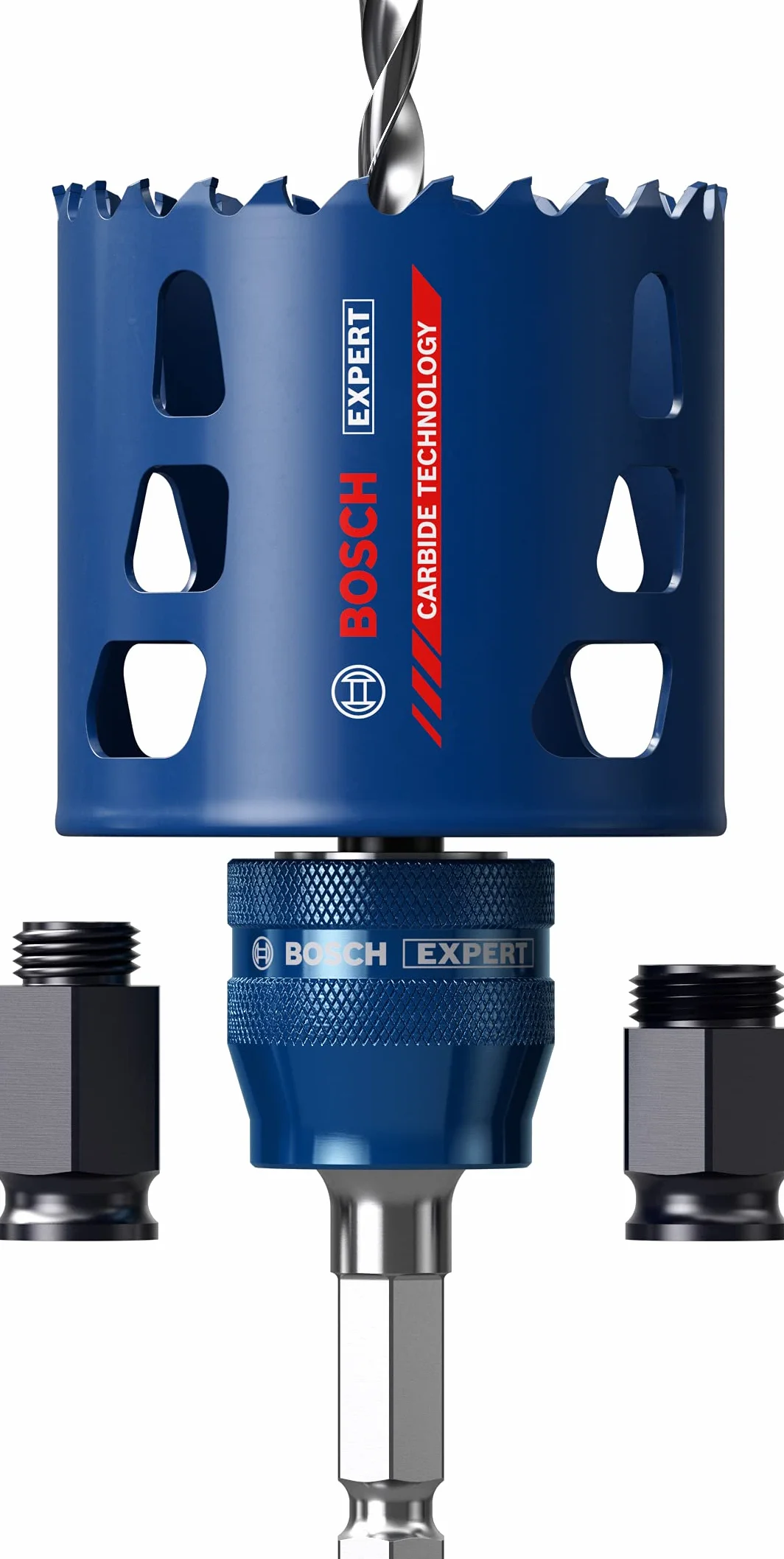 Bosch Professional 1x Zestawy startowe pił otwornic EXPERT Tough Material (do Drewno z metalem, Ø 68 mm, Akcesoria Wiertarki/wkrętarki udarowe)