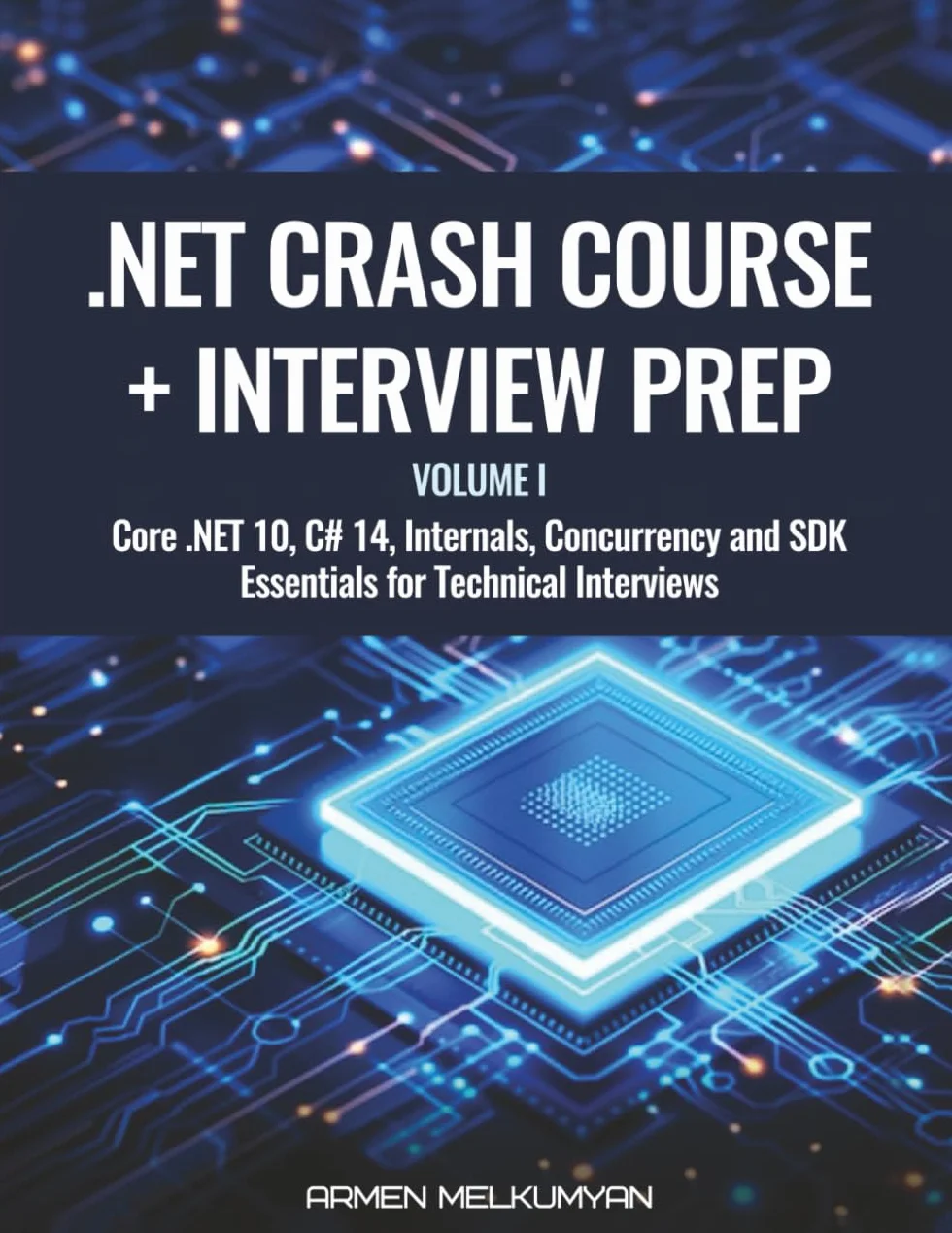 .NET Crash Course + Interview Preparation: Core .NET 10, C# 14, Internals, Concurrency, and SDK Essentials for Technical Interviews
