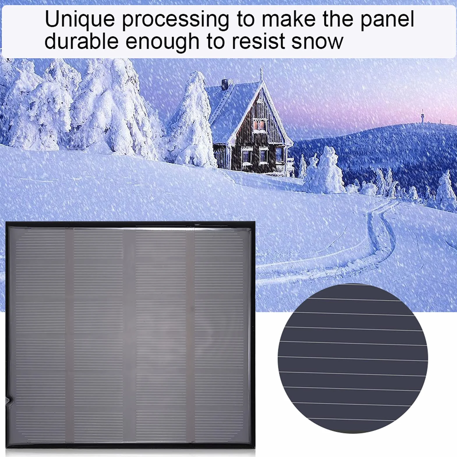 Mini panel słoneczny 6 V, 2 W – Idealny do ładowania akumulatorów i projektów DIY na świeżym powietrzu.