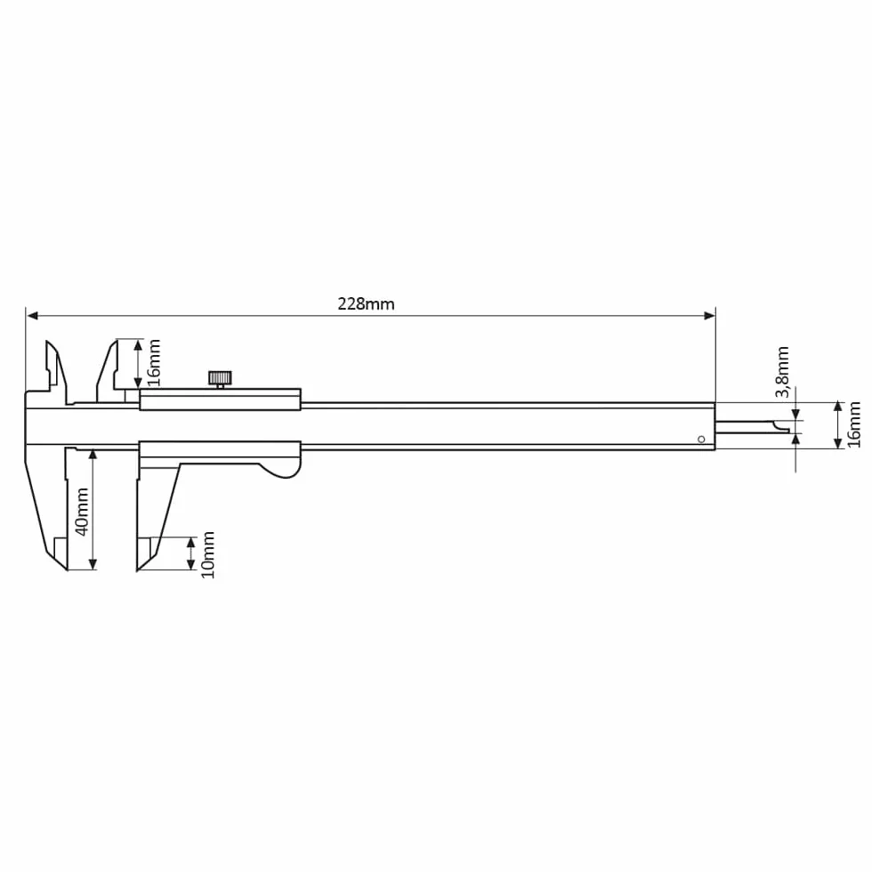 Mahr Suwmiarka 228 mm Srebrny