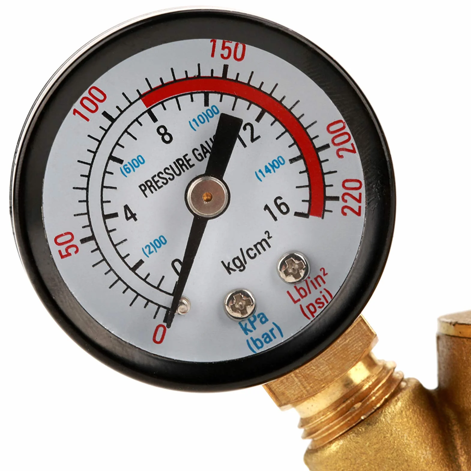 Regulator ciśnienia wody, DN15 mosiądz regulowany regulator ciśnienia wody reduktor G gwint z miernikiem miernika akcesoria do elektronarzędzi 62 mm x 90 mm