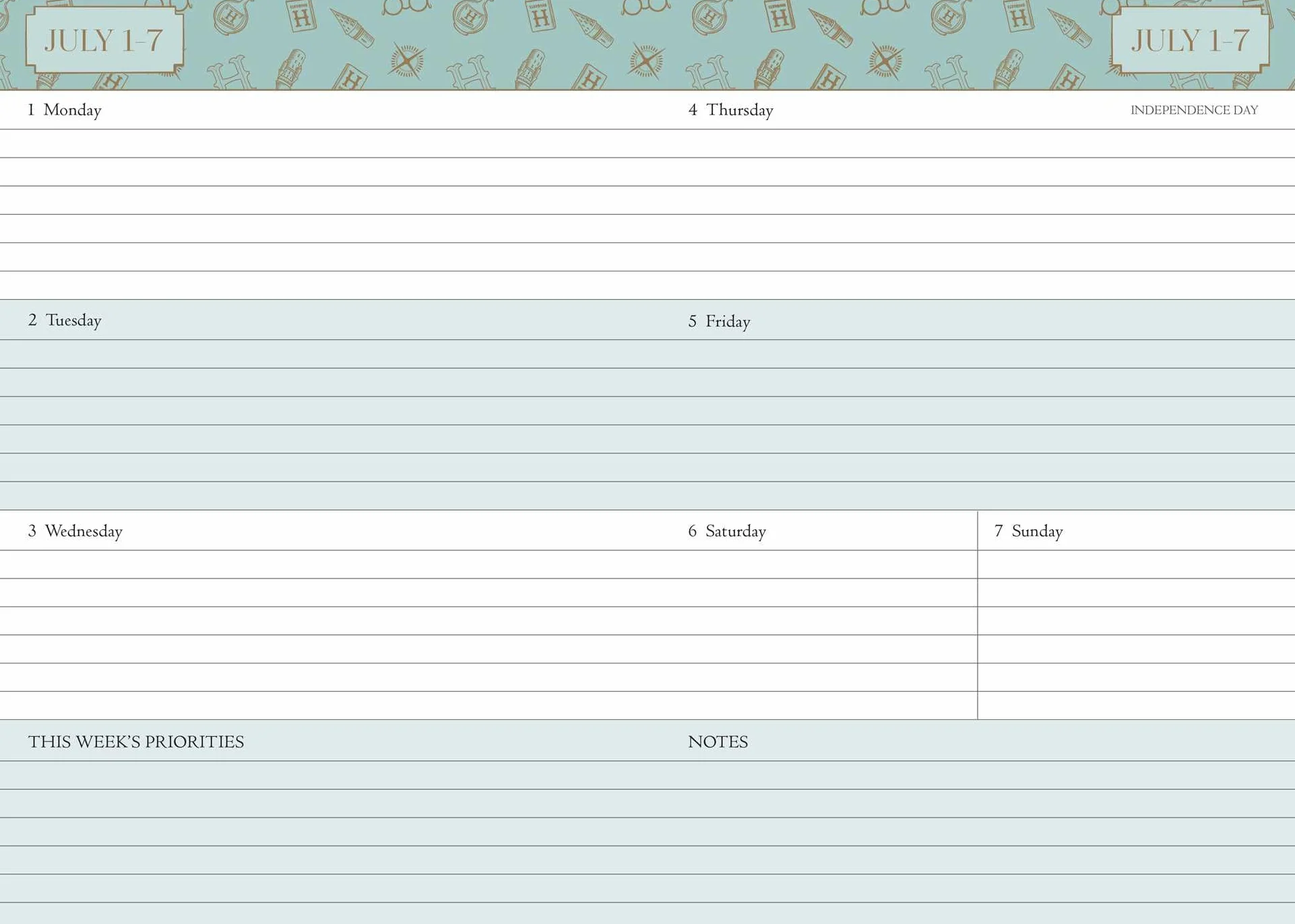 Harry Potter 2024-2025 Academic Year Planner