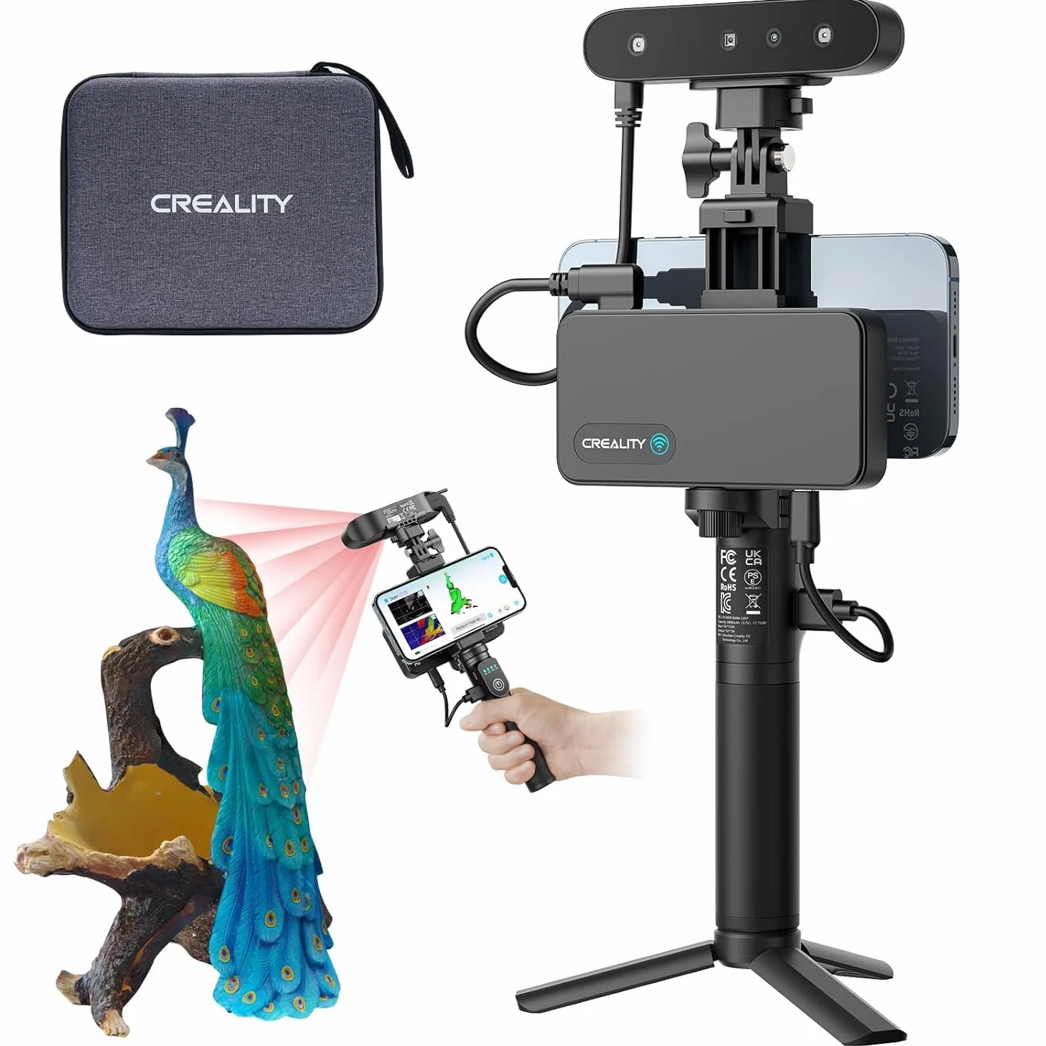 Creality CR Scan Ferret Pro Skaner 3D 0,1 mm bezprzewodowy ręczny