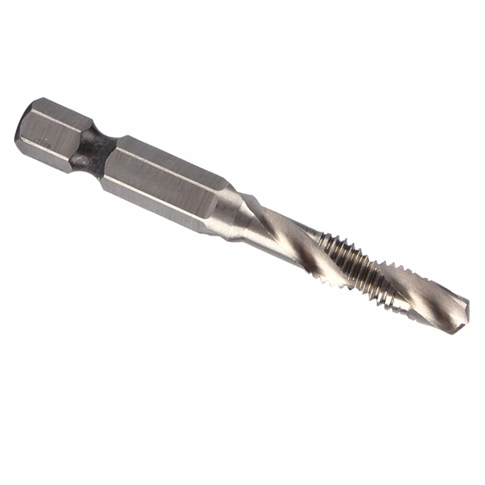 Metric Tap and Die Set M6 HSS Thread Cutting Tools 1/4 Inch Hex Shank for Workshop Tool Kit Professional Thread Repair
