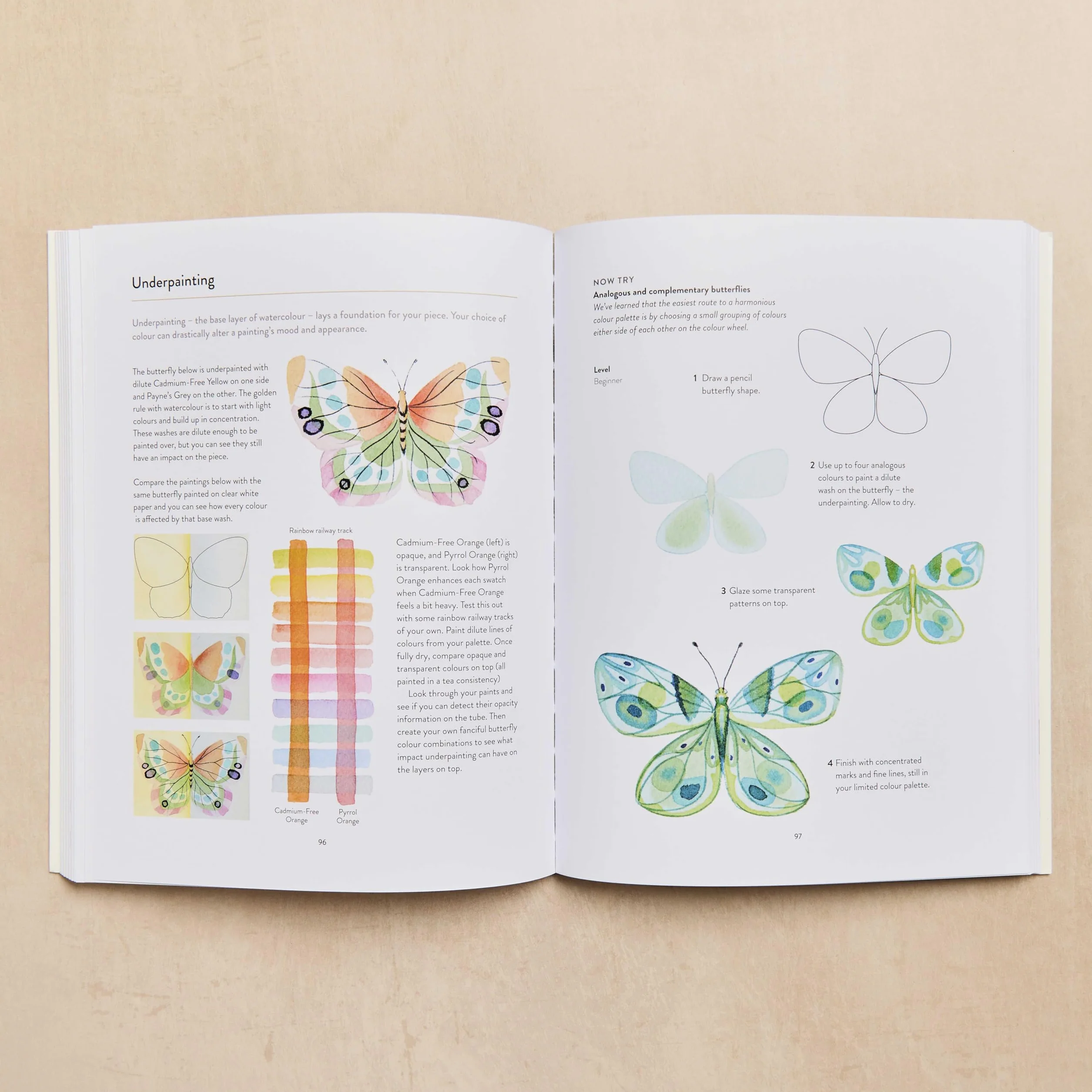 Paint with Watercolour Book: Perfect Arty Christmas Gift for Creative People