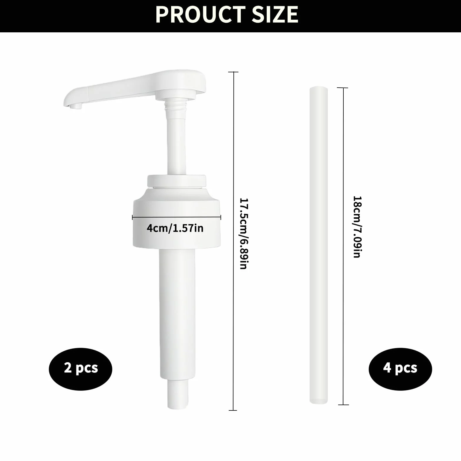 HENGBIRD Pompa dozująca 1 l, precyzyjny dozownik z pompką 10 ml, kompatybilny z pompką syropu Monin 0,7/1,0 l, dozownik syropu wielokrotnego użytku do Vital Drink Zerop, Best Body Syrop i nie tylko