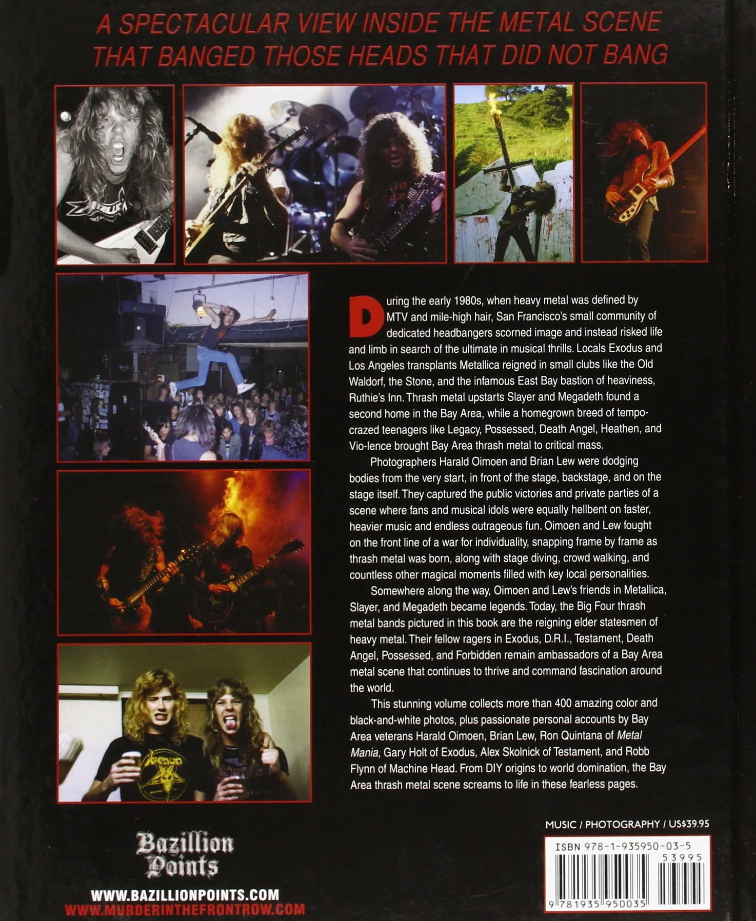 Murder in the Front Row: Shots from the Bay Area Thrash Metal Epicenter