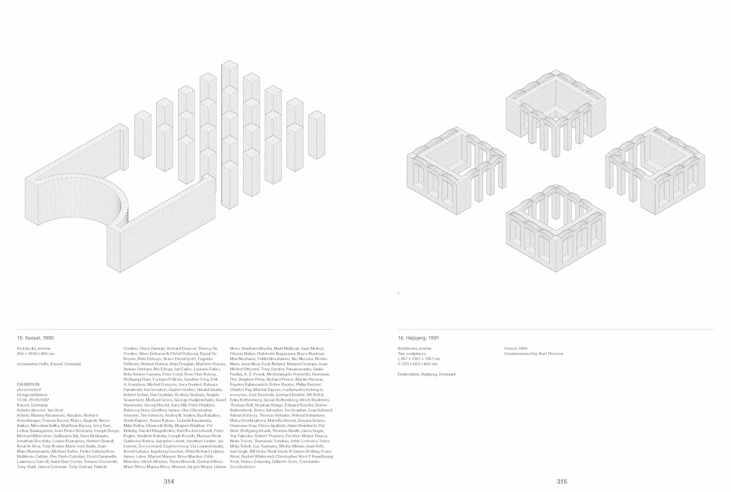 Per Kirkeby: The Complete Bricks: Vol. 2: The Unrealized Projects