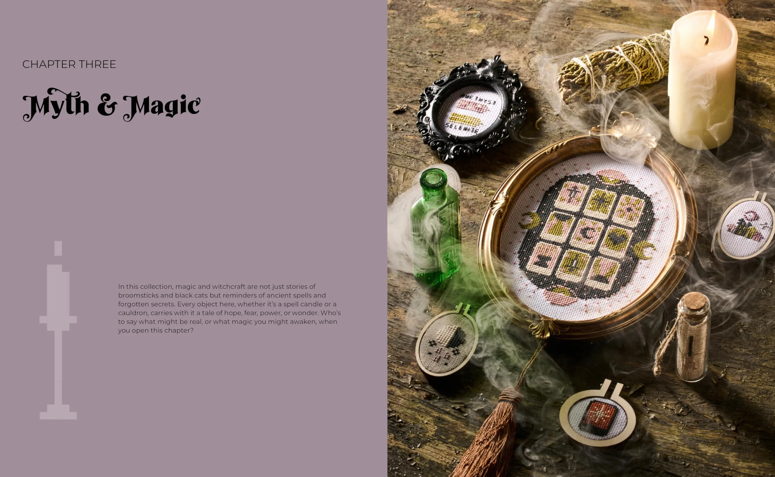 Cross Stitch Cabinet of Curiosities: 500 Magical Motifs and Peculiar Patterns