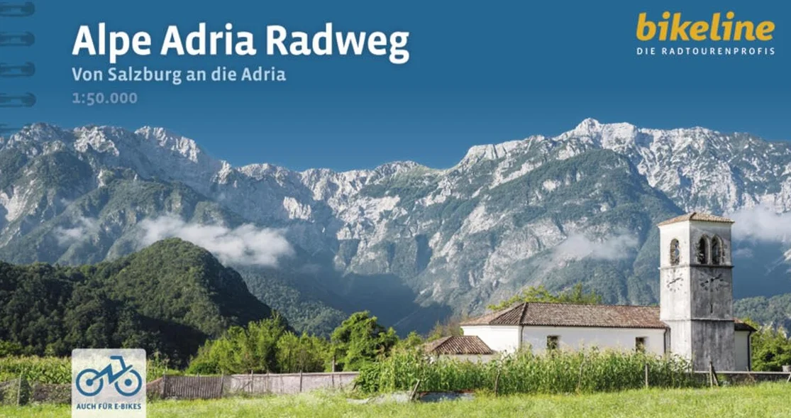 Alpe Adria Radweg 1:50.000 402 km GPS-Tracks LiveUpdate Übernachtungsverzeichnis