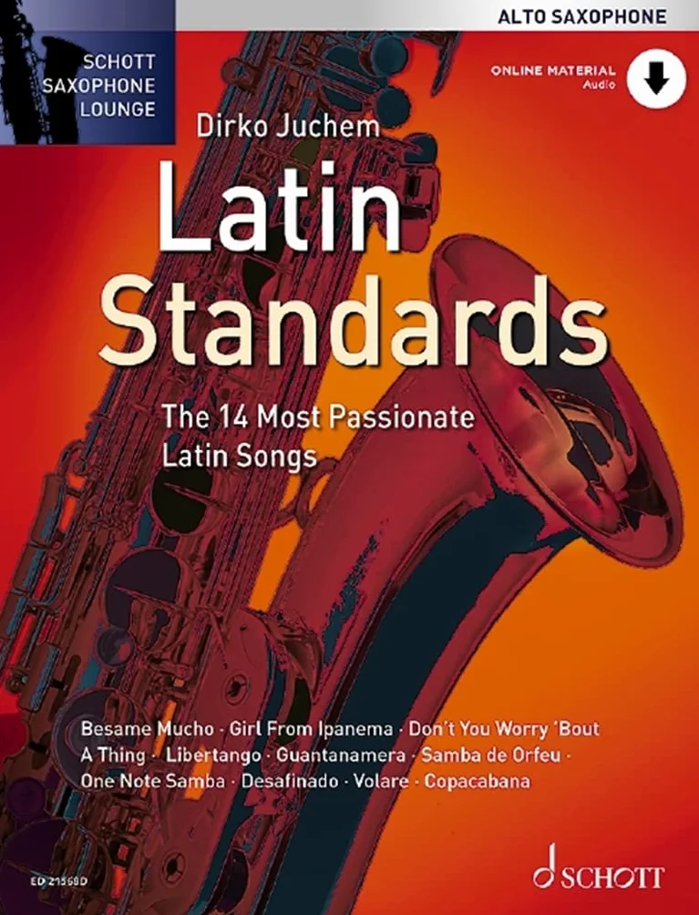 Latin Standards: The 14 Most Passionate Latin Songs. alto saxophone.