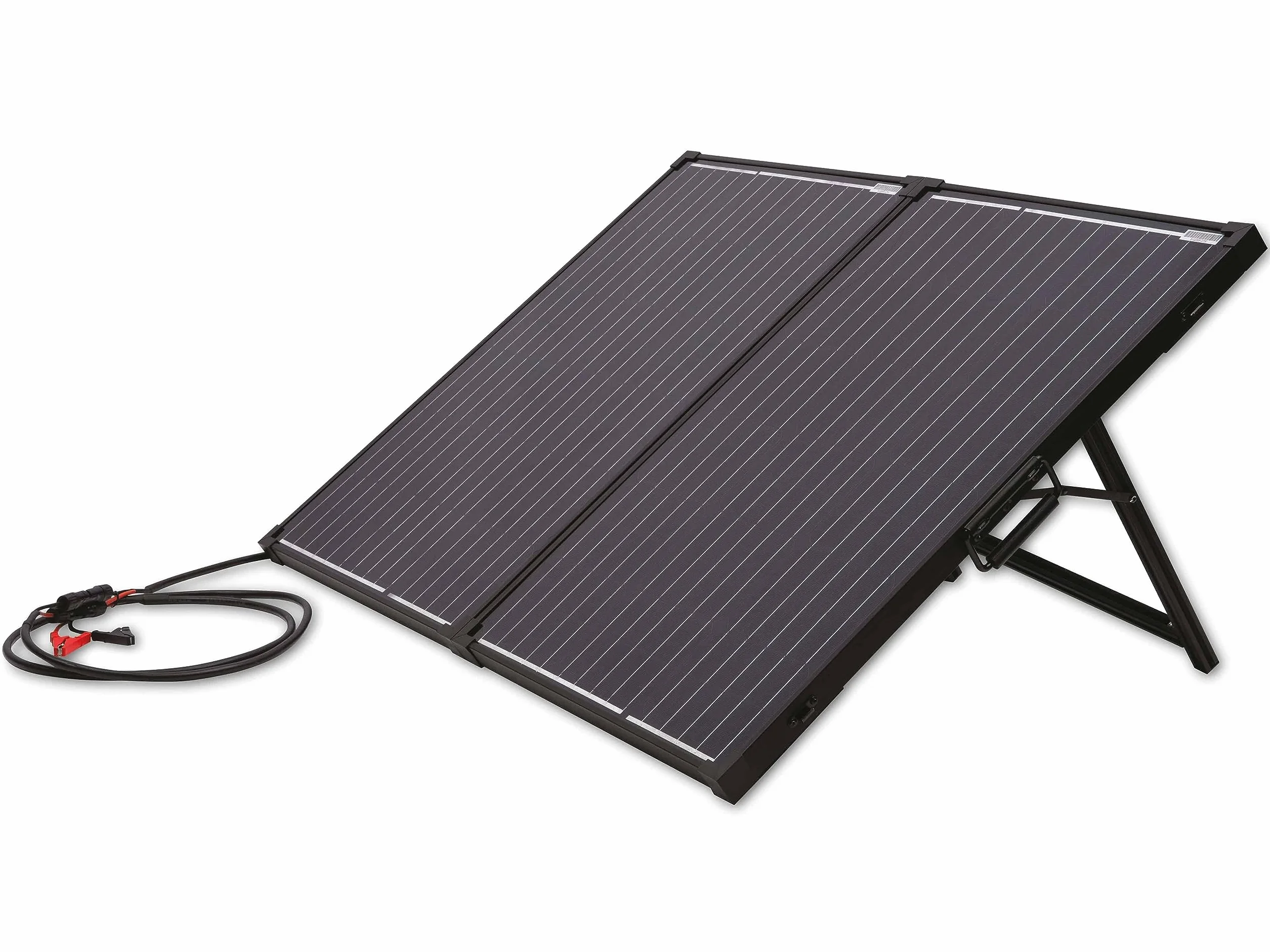 Technaxx Składana walizka solarna 100 W TX-215 monokrystaliczny przenośny panel słoneczny