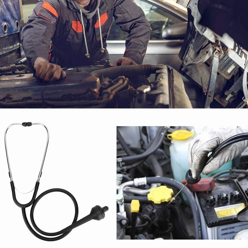 Stetoskop cylindra-KIMISS stetoskop cylindra silnika samochodu, uchwyt ABS mechanika samochodowa tester silnika aparat słuchowy