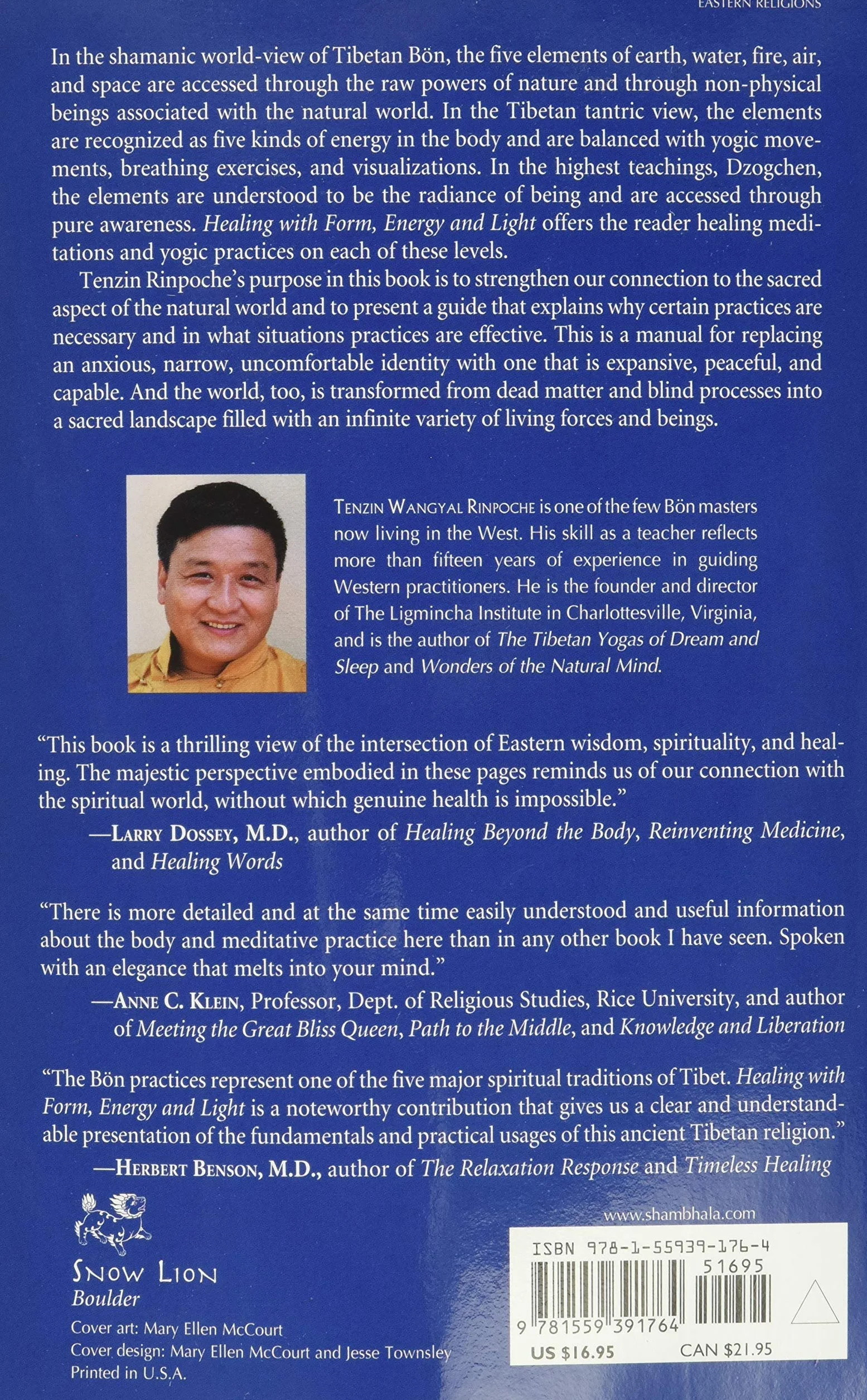 Healing with Form, Energy, and Light: The Five Elements in Tibetan Shamanism, Tantra, and Dzogchen