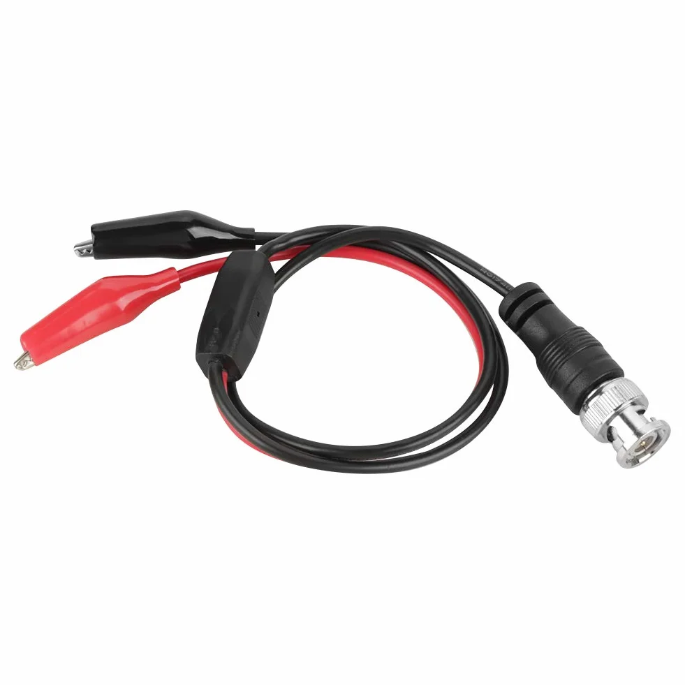 Kabel sondy testowej, Dekaim 2 szt. BNC Oscyloskop BNC Wtyczka męska Q9 do podwójnego zacisku krokodyla 0,5 m