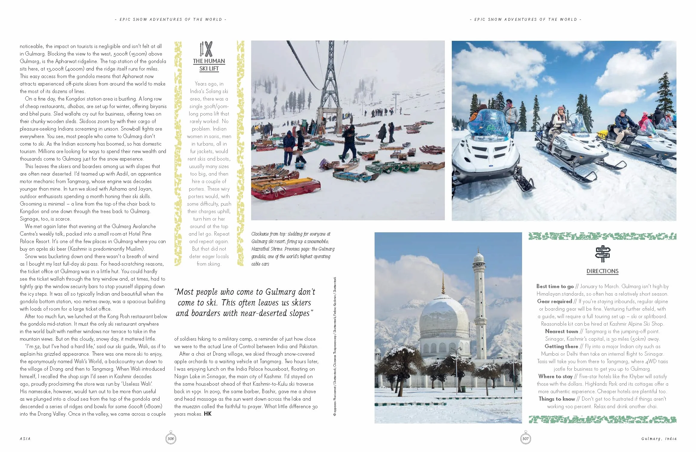 Epic Snow Adventures of the World 1ed - 200 Winter Adventures Across the Globe