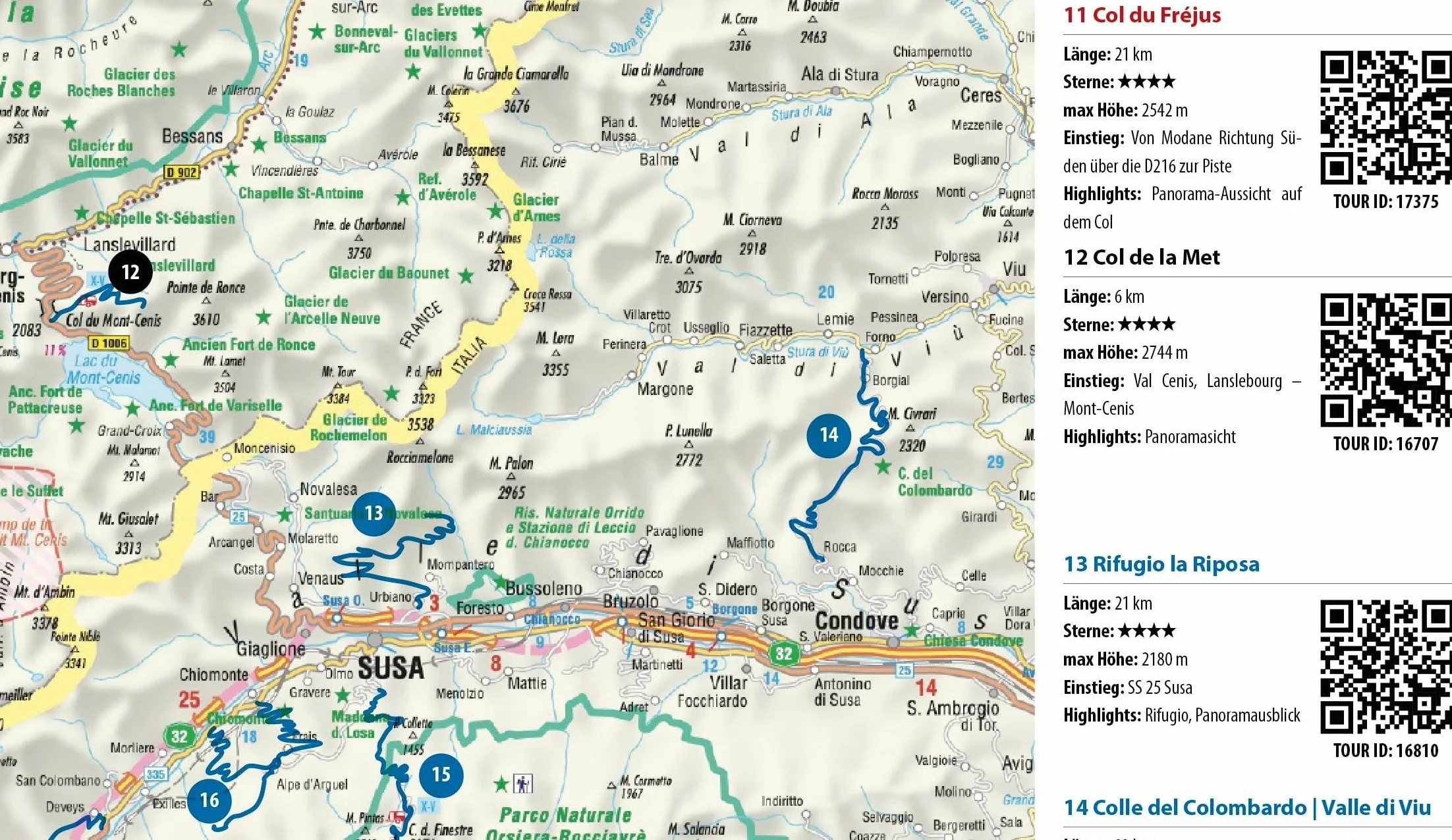 FolyMaps OFFROAD Westalpen 1:250 000: Spezialkarte mit 60 Offroad Pisten