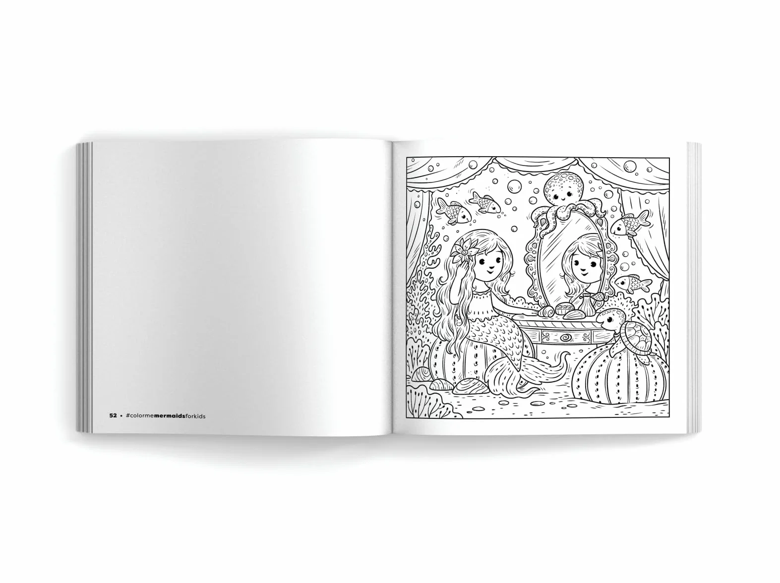 Color Me Mermaids (for Kids!): 30 Magical Coloring Pages