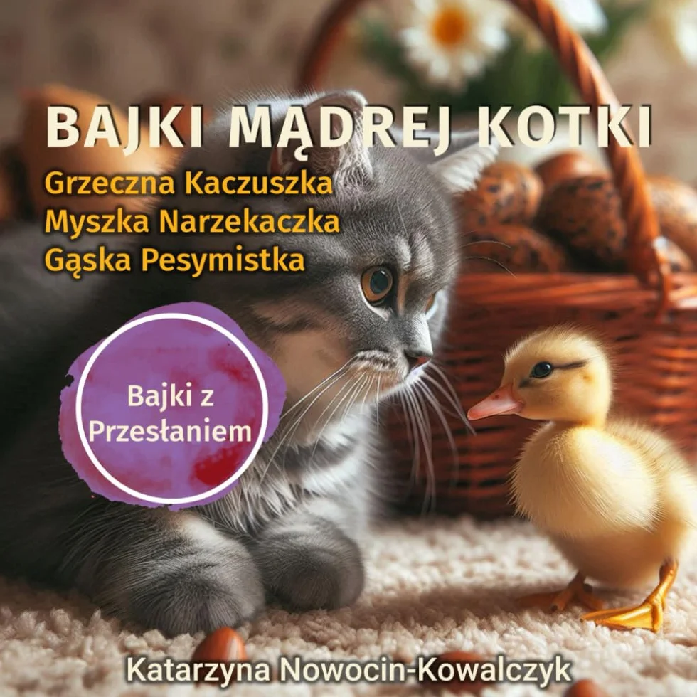BAJKI MĄDREJ KOTKI: Grzeczna Kaczuszka, Myszka Narzekaczka, Gąska Pesymistka – Bajki z Przesłaniem