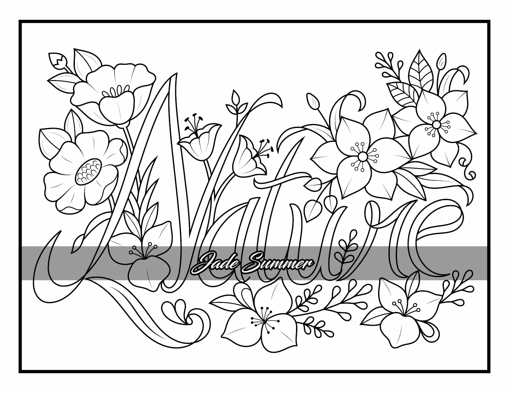 100 Flowers: Adult Coloring Book with Bouquets, Wreaths, Swirls, Patterns, Decorations