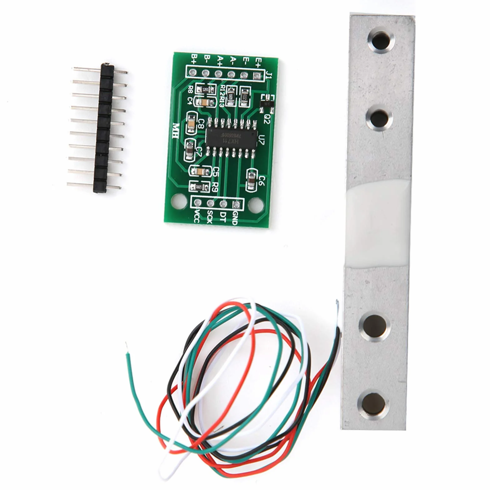 Moduł Czujnika Masy 5 Kg o Wysokiej Dokładności HX711 do Wagi Elektronicznej, Stabilna wydajność, Akcesoria do Projektów