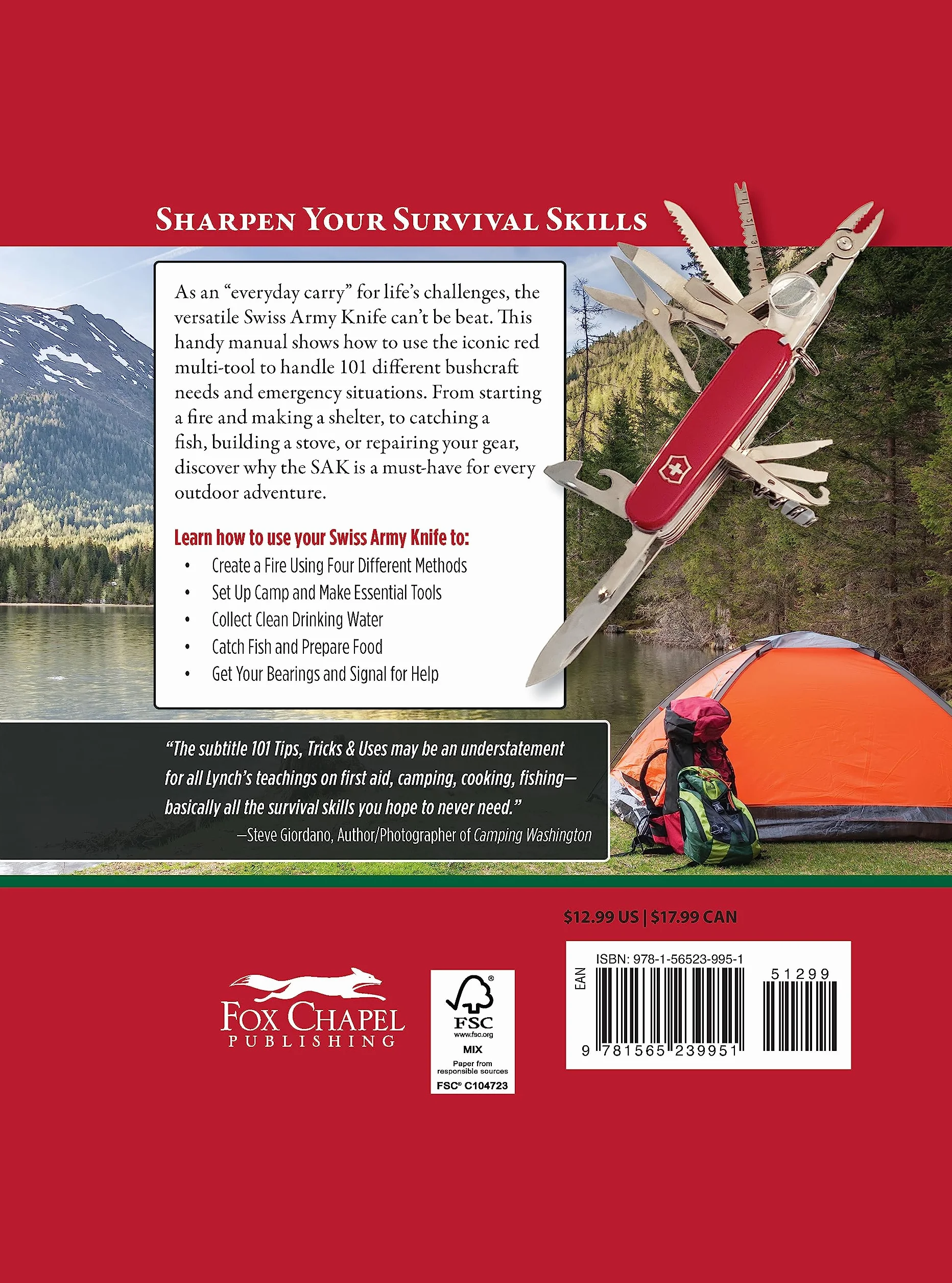 Victorinox Swiss Army Knife Camping & Outdoor Survival Guide: 101 Tips, Tricks & Uses