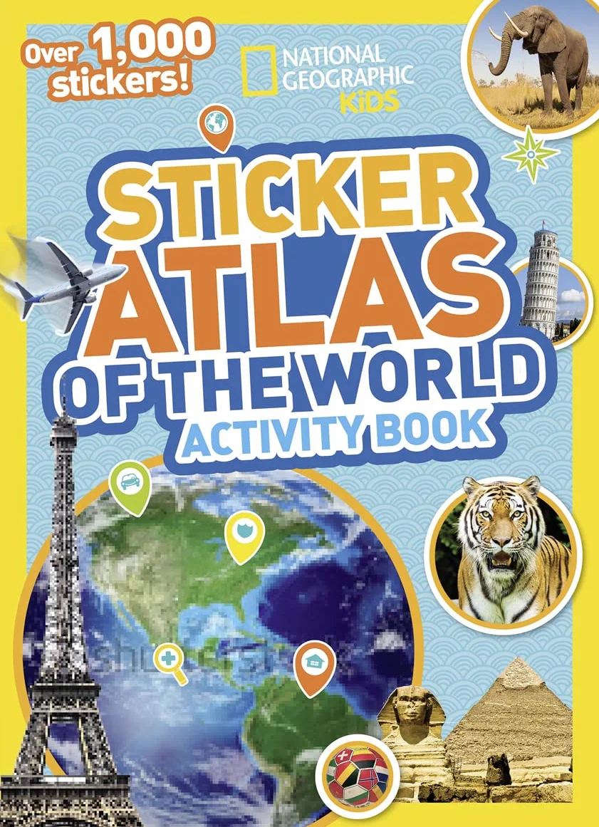 World Atlas Sticker Activity Book: Over 1,000 stickers!