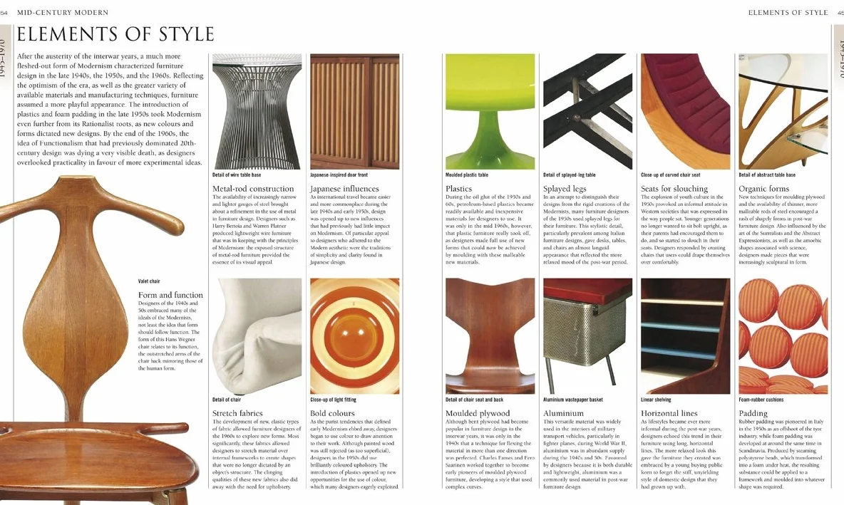 Furniture World Styles Classical to Contemporary