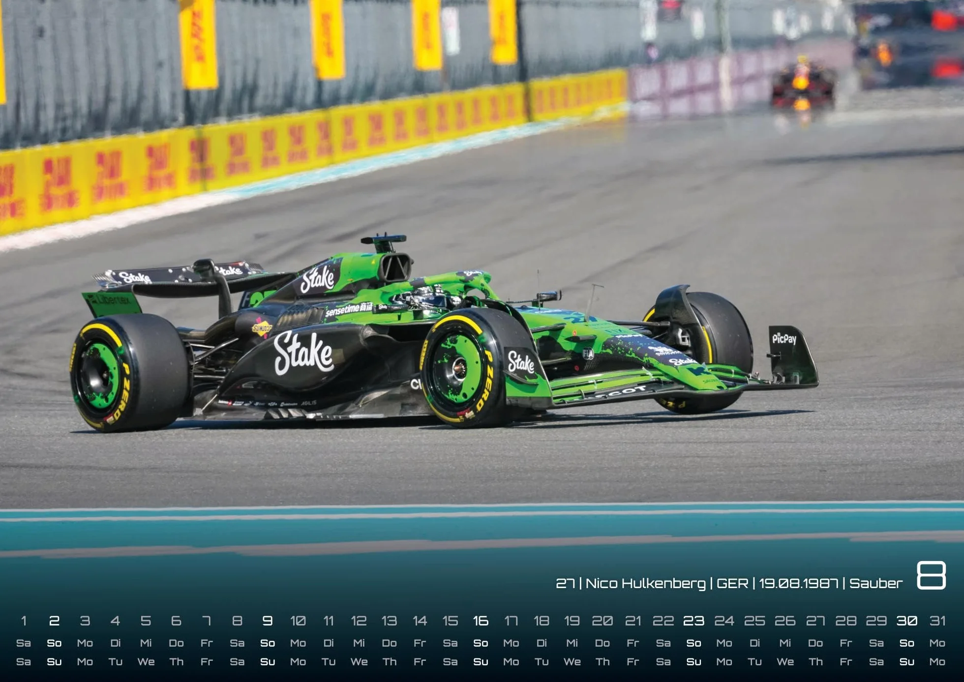Formel 1 Kalender 2026 DIN A2: F1 Grand Prix Wandkalender für Fans