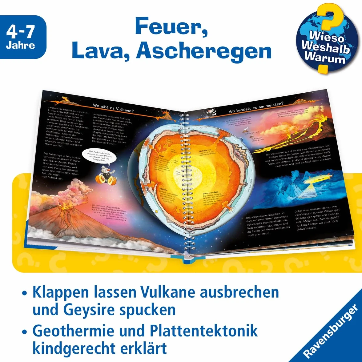 Wieso? Weshalb? Warum? Band 4 - Wir erforschen die Vulkane