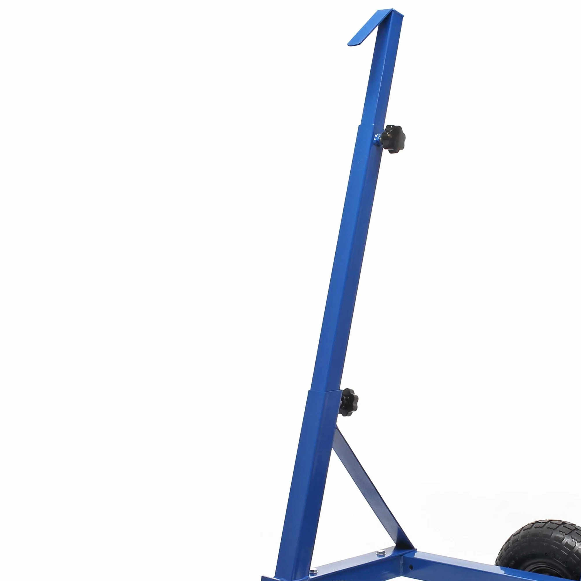 XPOtool Wózek transportowy do płyt 200 kg, regulowana wysokość mocowania 280-830 mm, 2 opony pneumatyczne, do transportu np. szyb, drwi, okien