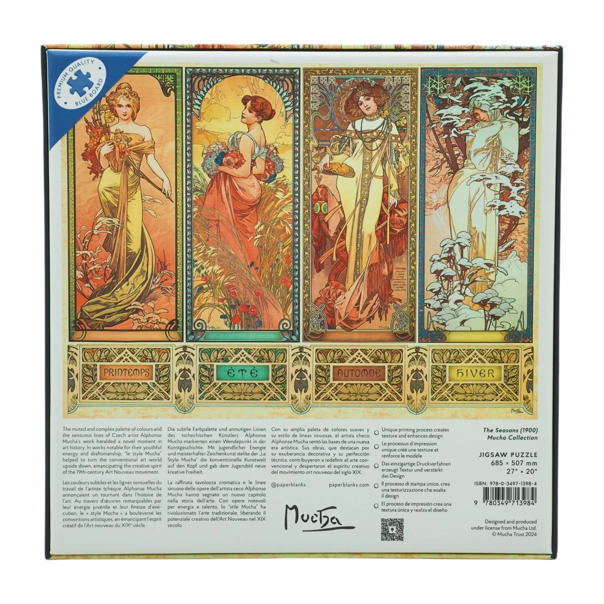 Puzzle Paperblanks Les Saisons (1900) 1 000 pièces