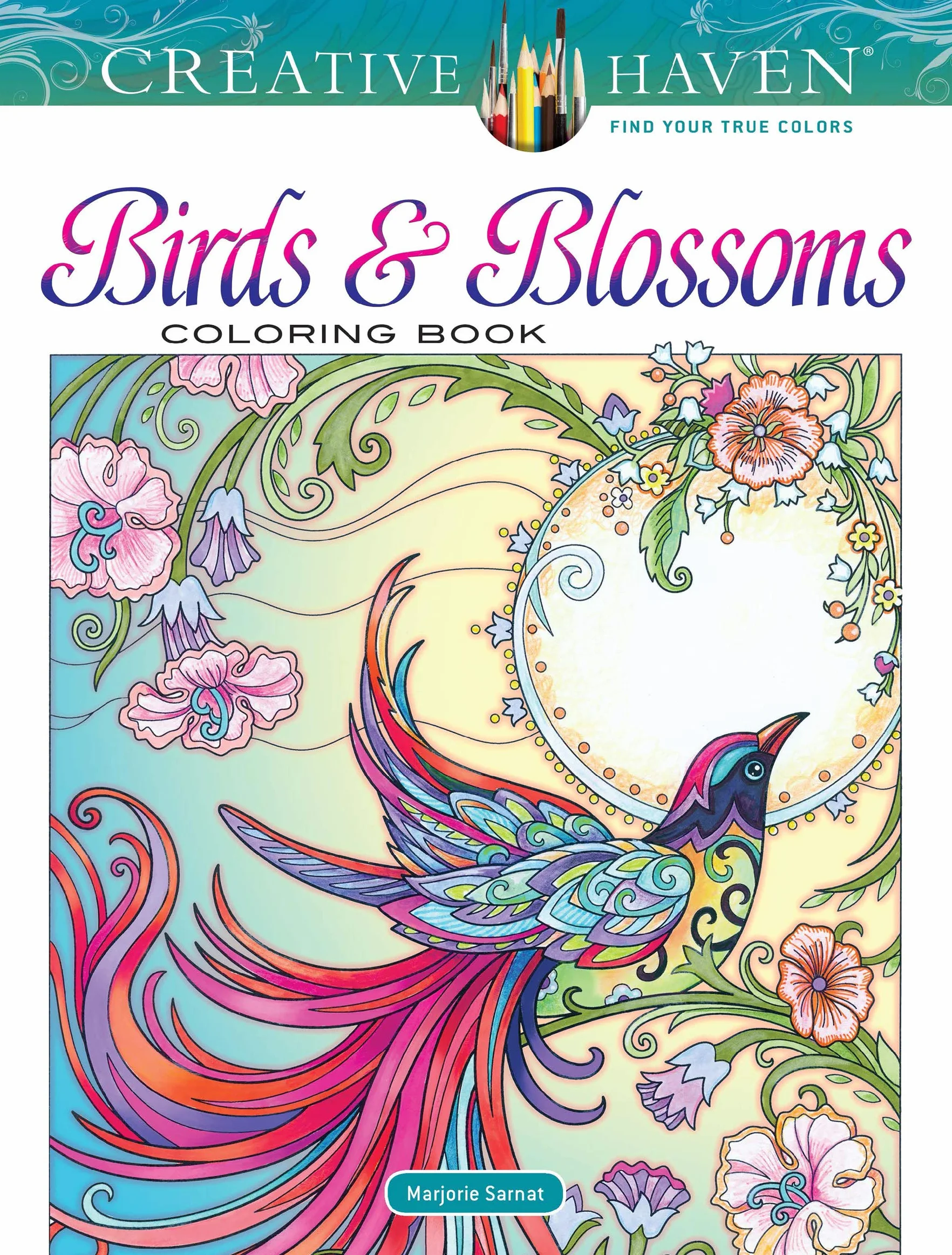 Creative Haven Birds and Blossoms Coloring Book