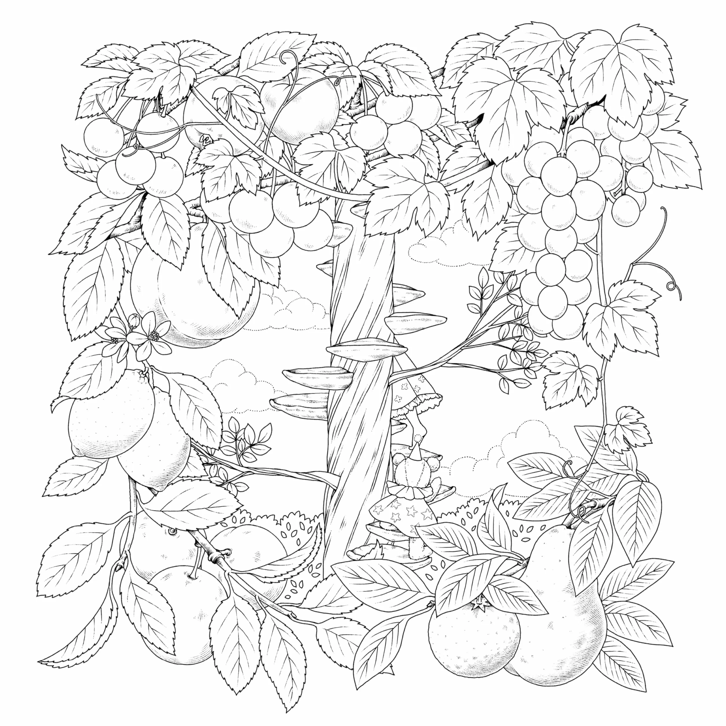 Garden of Dreams: A Magical World of Make Believe to Color